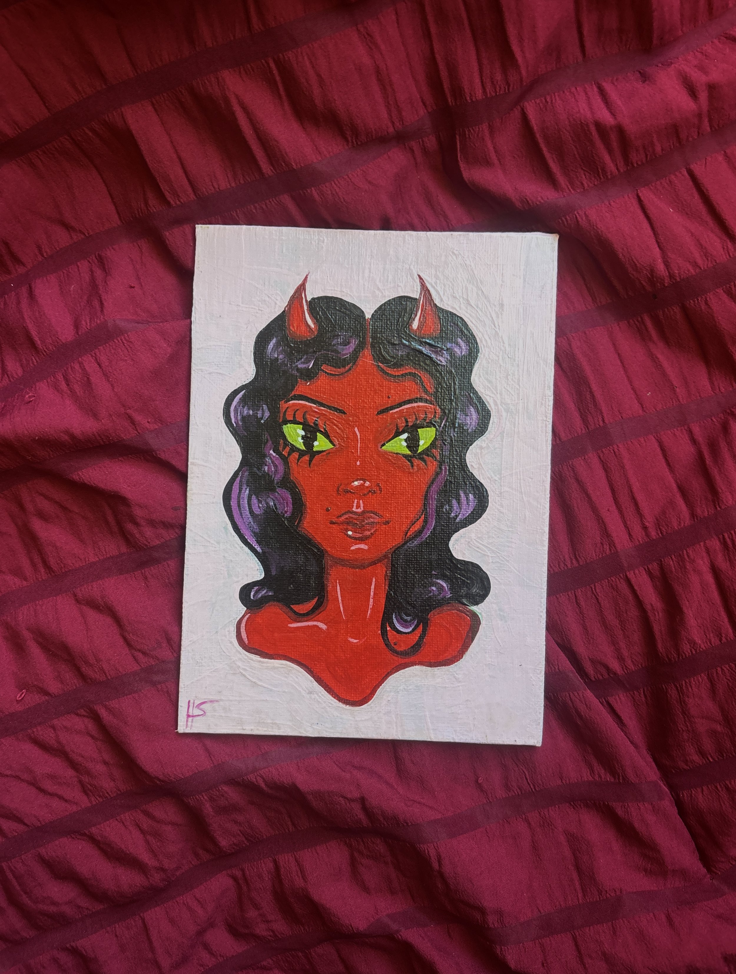 JEZEBEL, 2025. Acrylic on canvas.