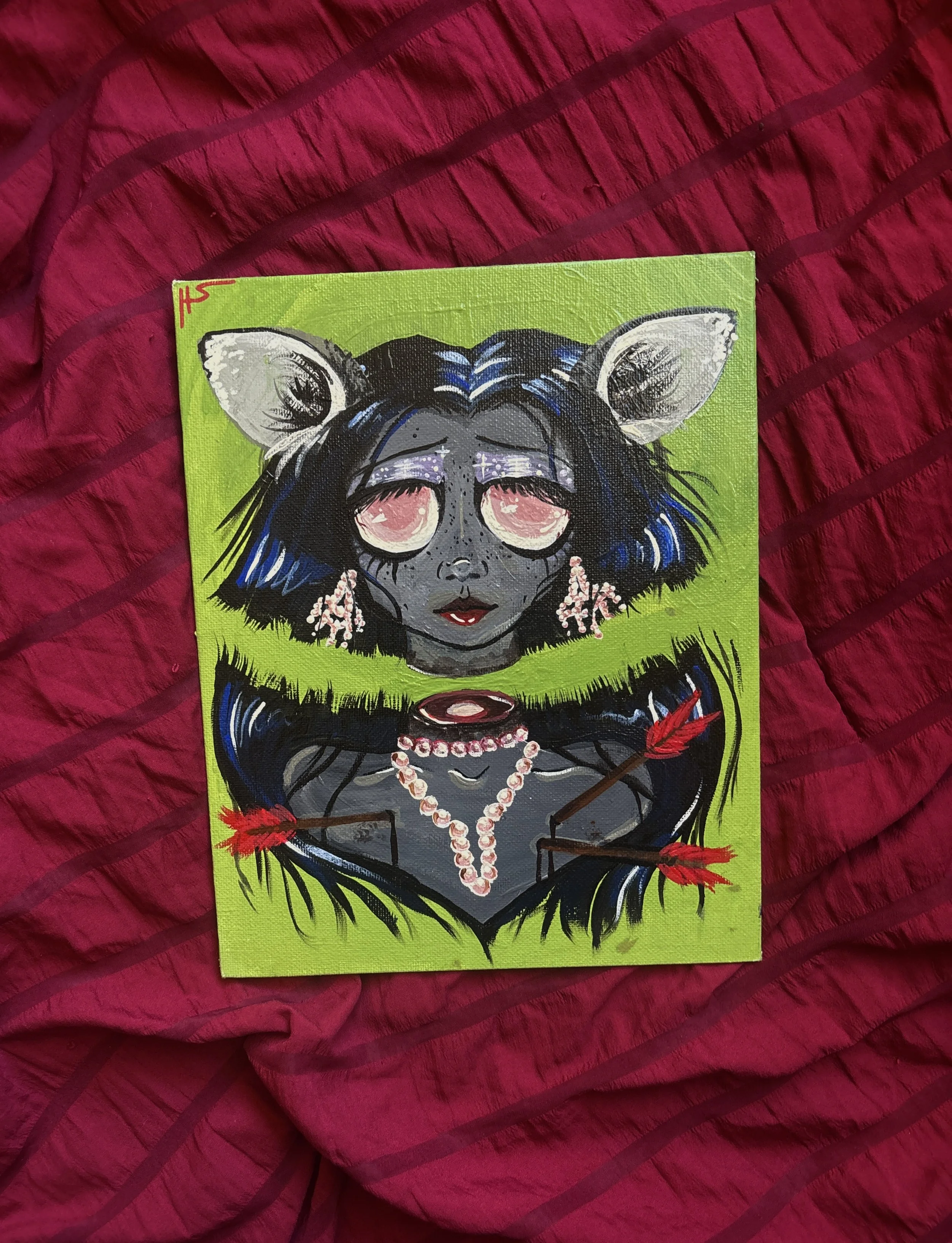 DIANA, 2024. Acrylic on canvas. 