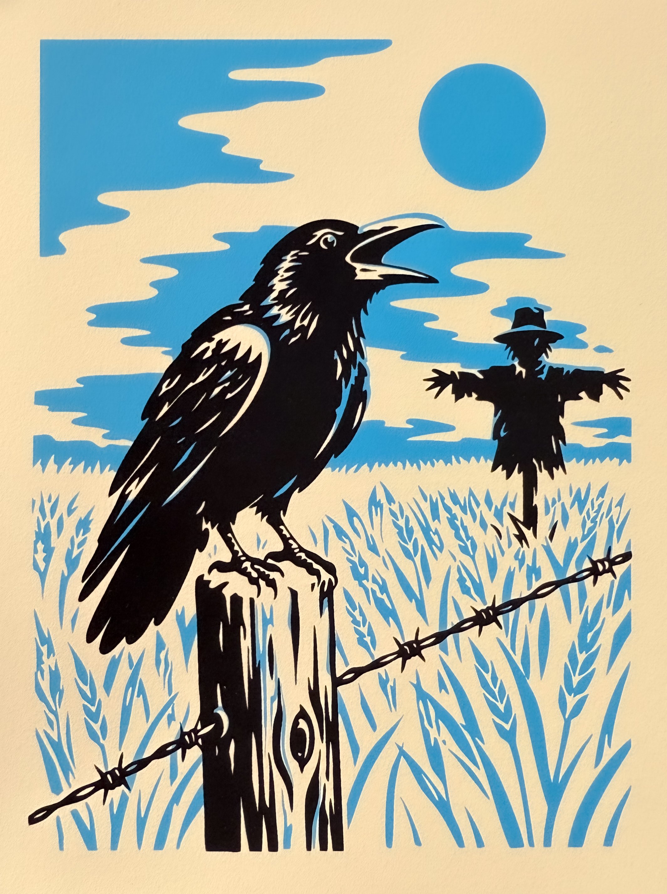 "Wheatfield" Silkscreen