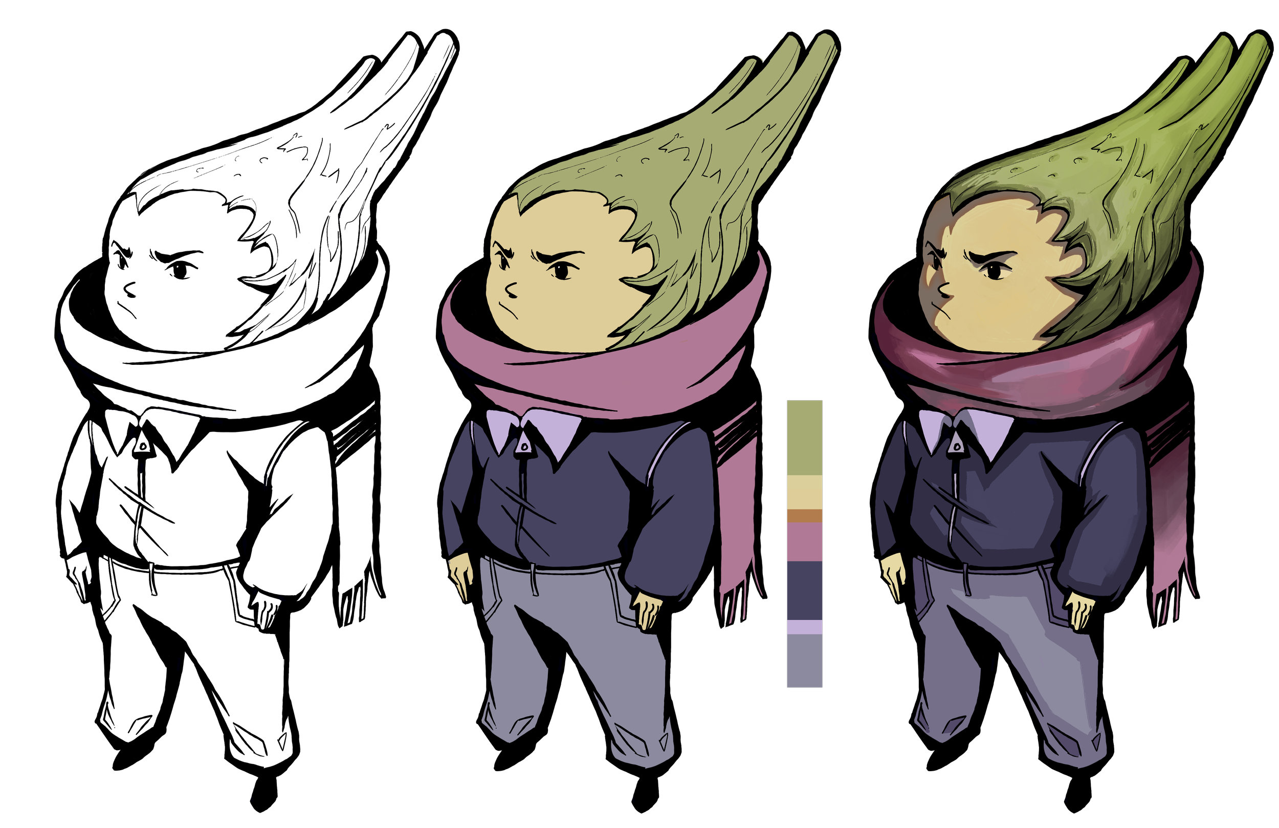 Onion Line, Flats, and Render