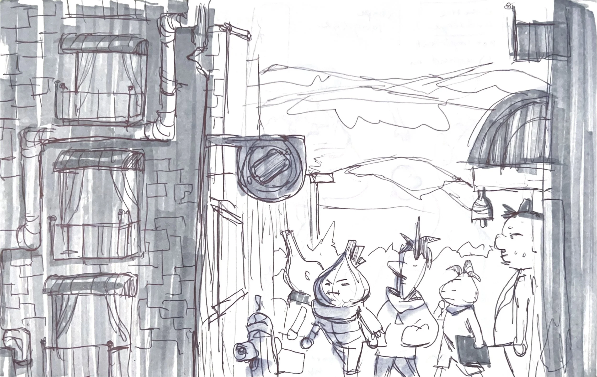 Alley Environment Ideation