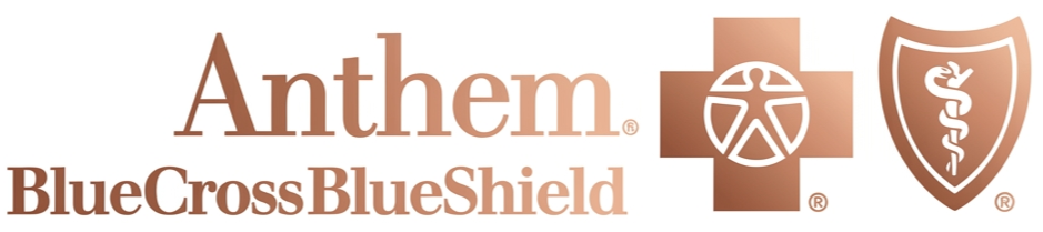 Anthem and Blue Cross Blue Shield logos