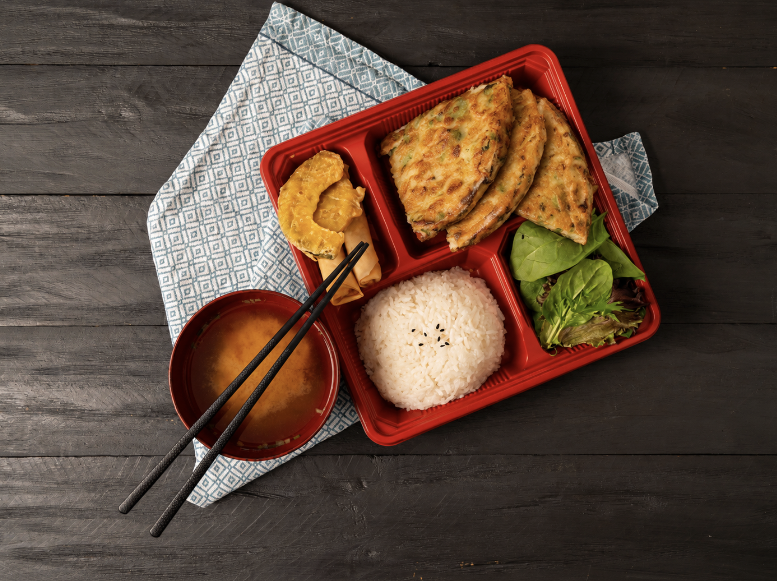 Vegetable Croquettes Bento Box