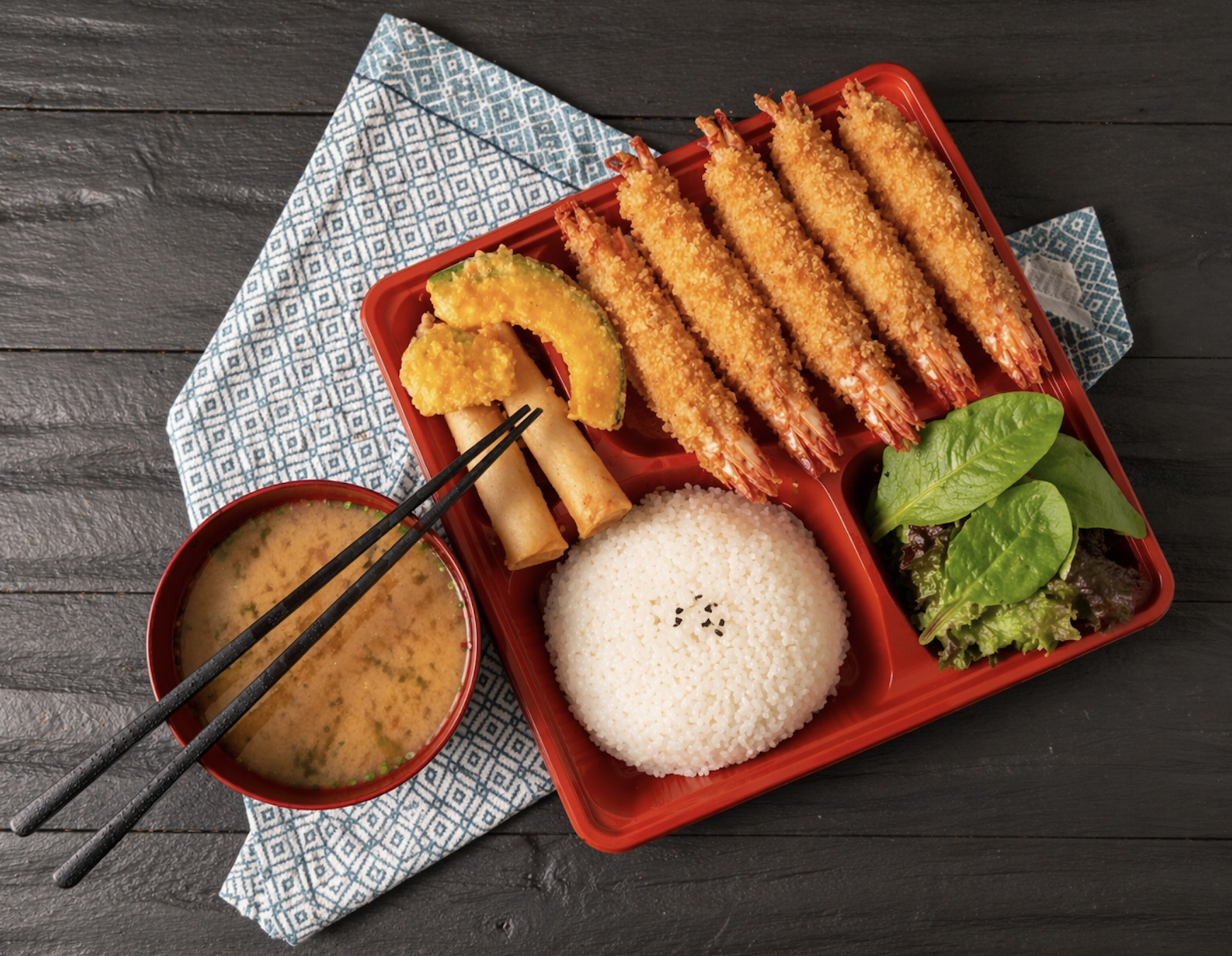 Ebi Fry Bento Box