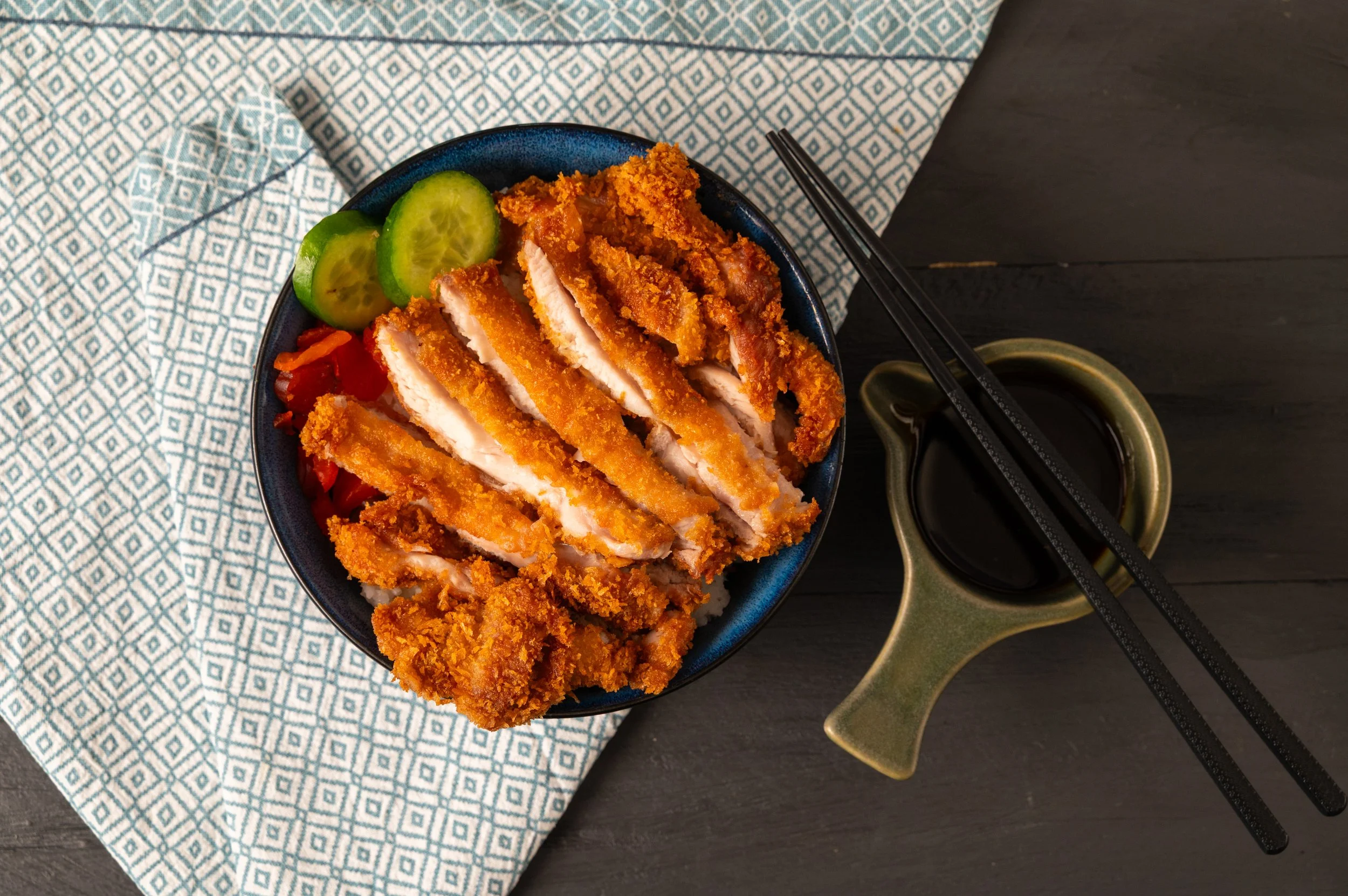 Katsu Chicken Rice Bowl (Teriyaki sauce & mayo)