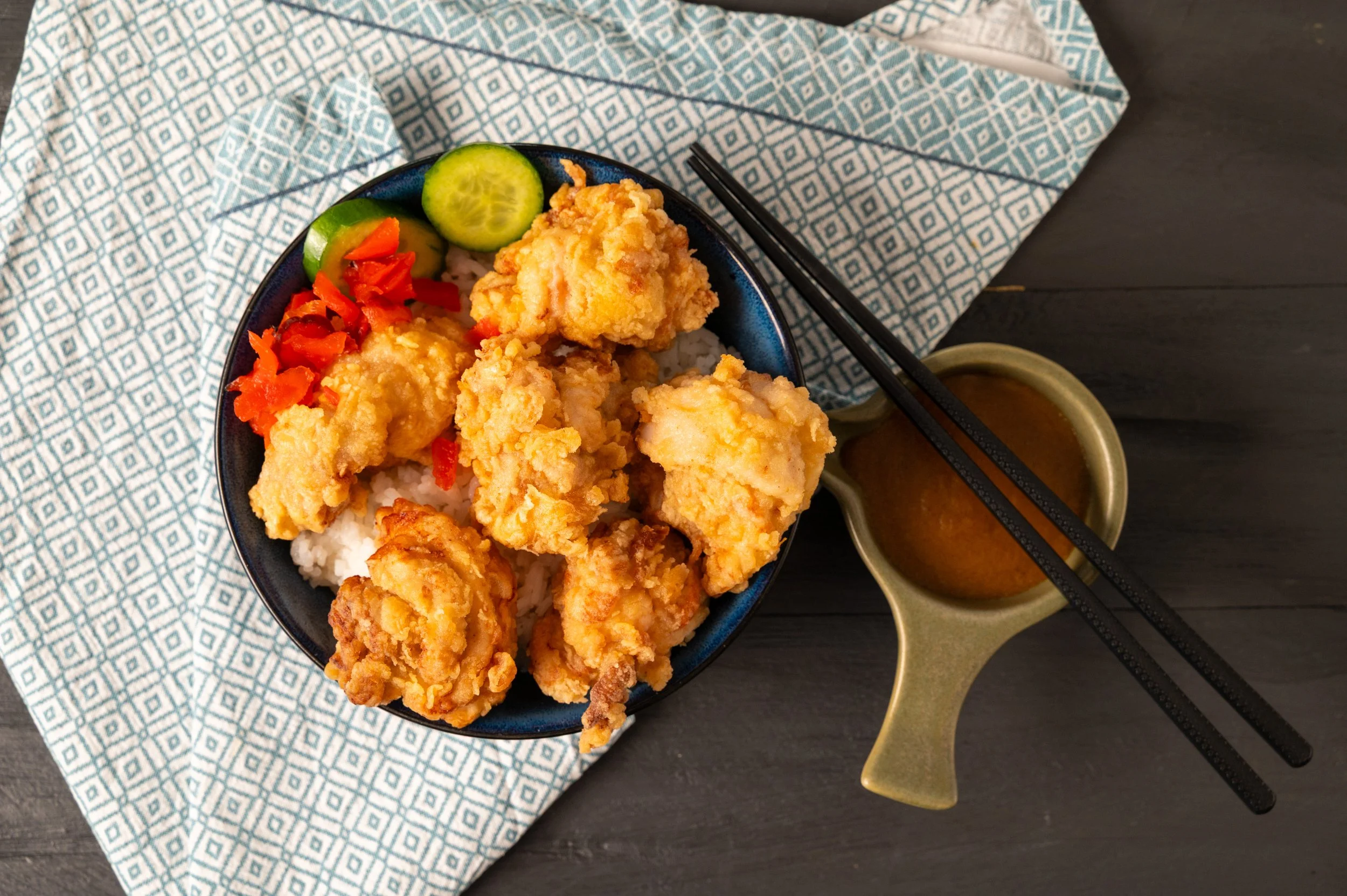 Chicken Karaage Curry  (Rice Bowl)