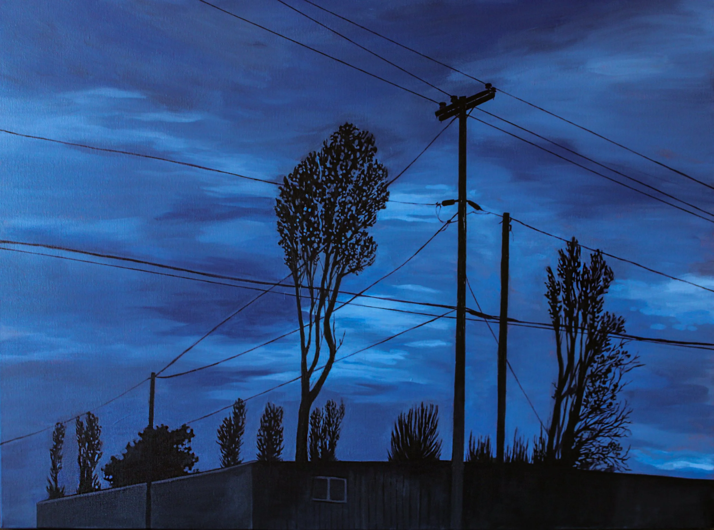 Untitled, Acrylic paint on stretched canvas, 2025
