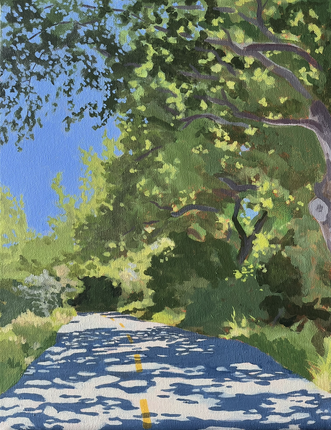 Untitled, Acrylic paint on stretched canvas, 11x14x0.5 inches, 2025