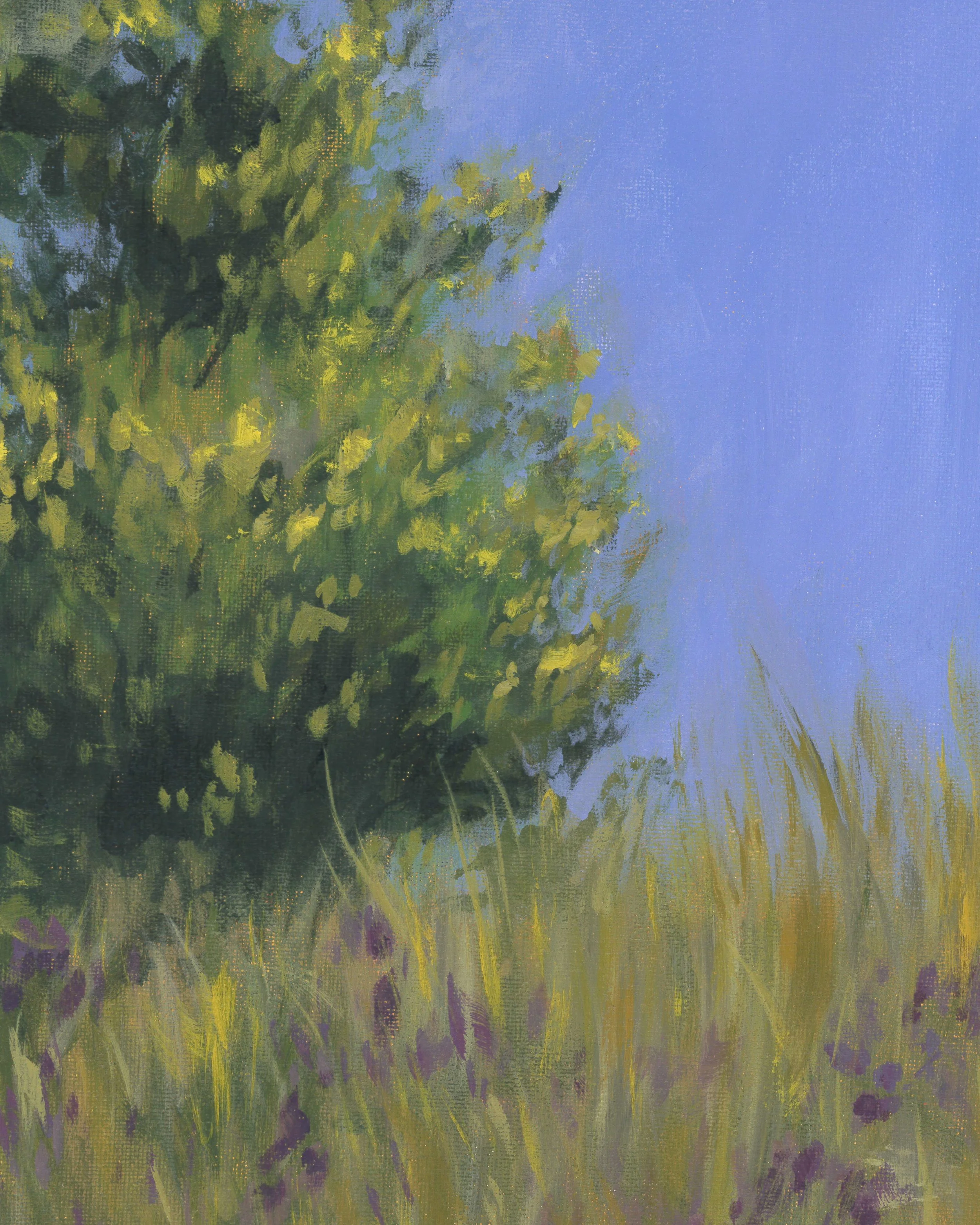 Untitled, Acrylic paint on stretched canvas, 11x14x0.5 inches, 2022
