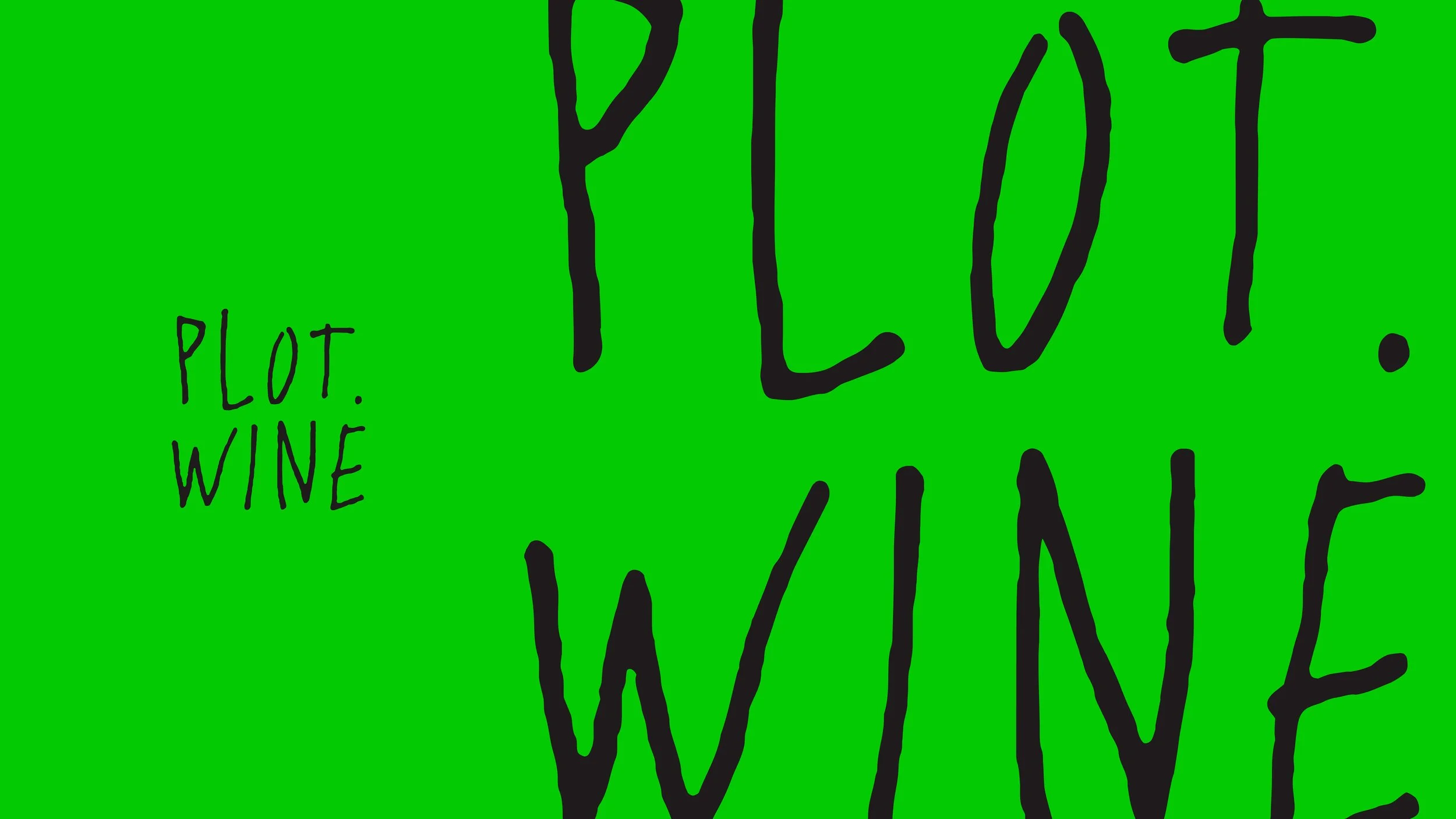 Plot Wine branding and design