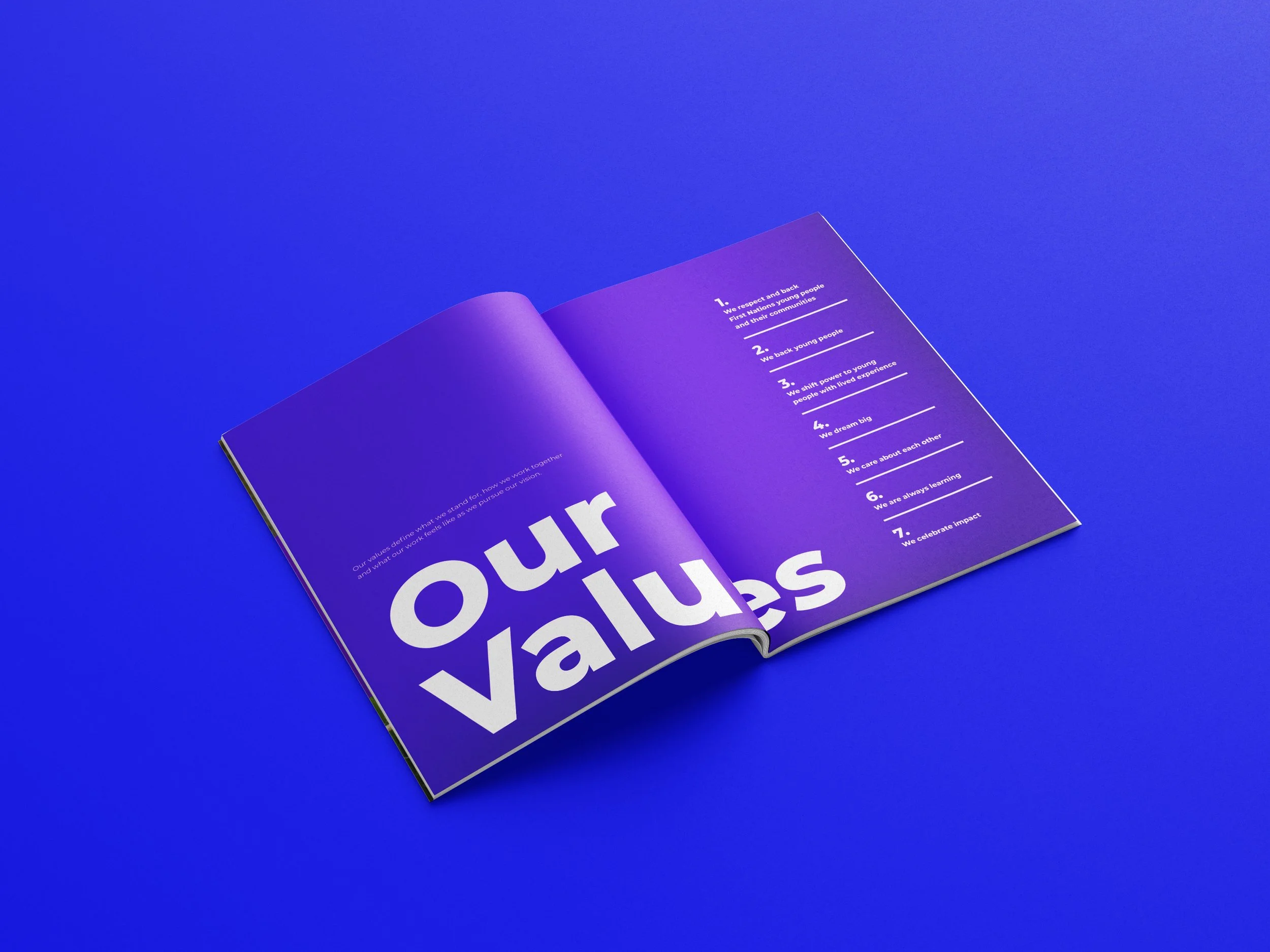 Foundation for Young Australians - Annual Report design
