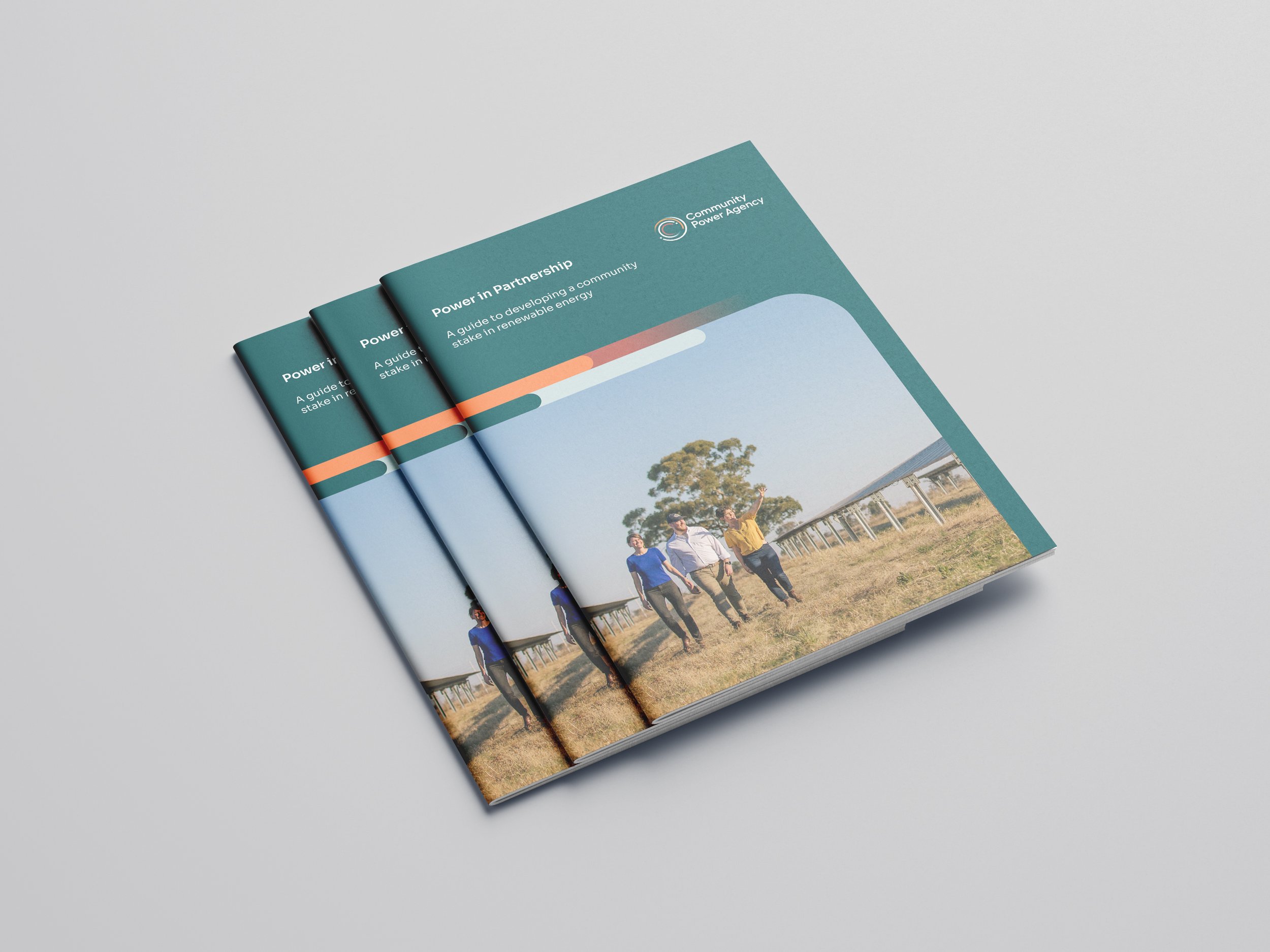 Community Power Agency guide graphic design