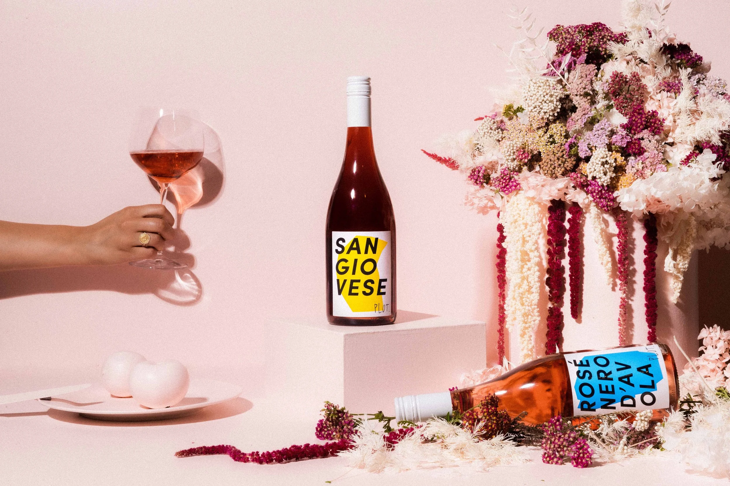 Plot Wine label design