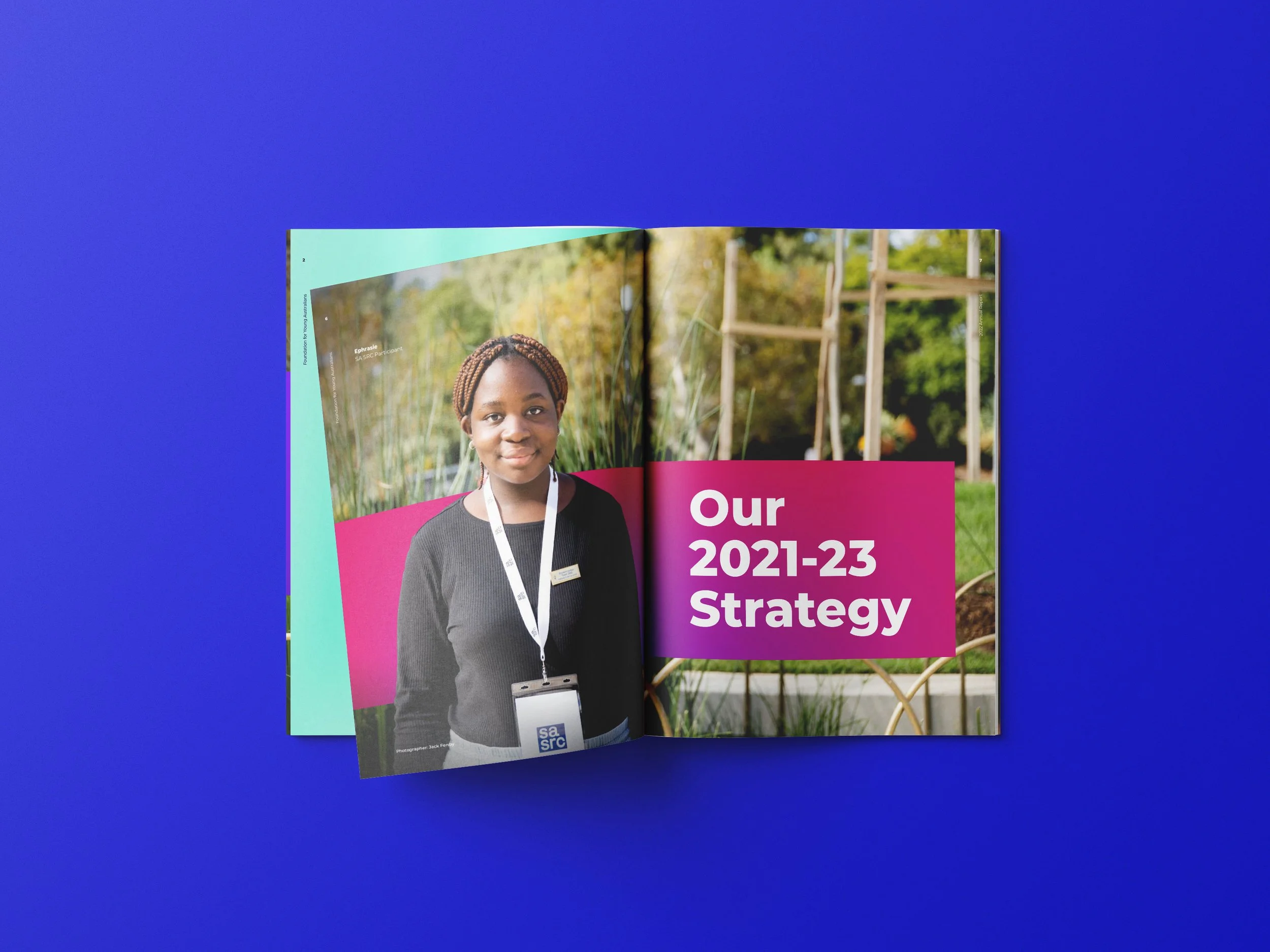 Foundation for Young Australians - Annual Report design