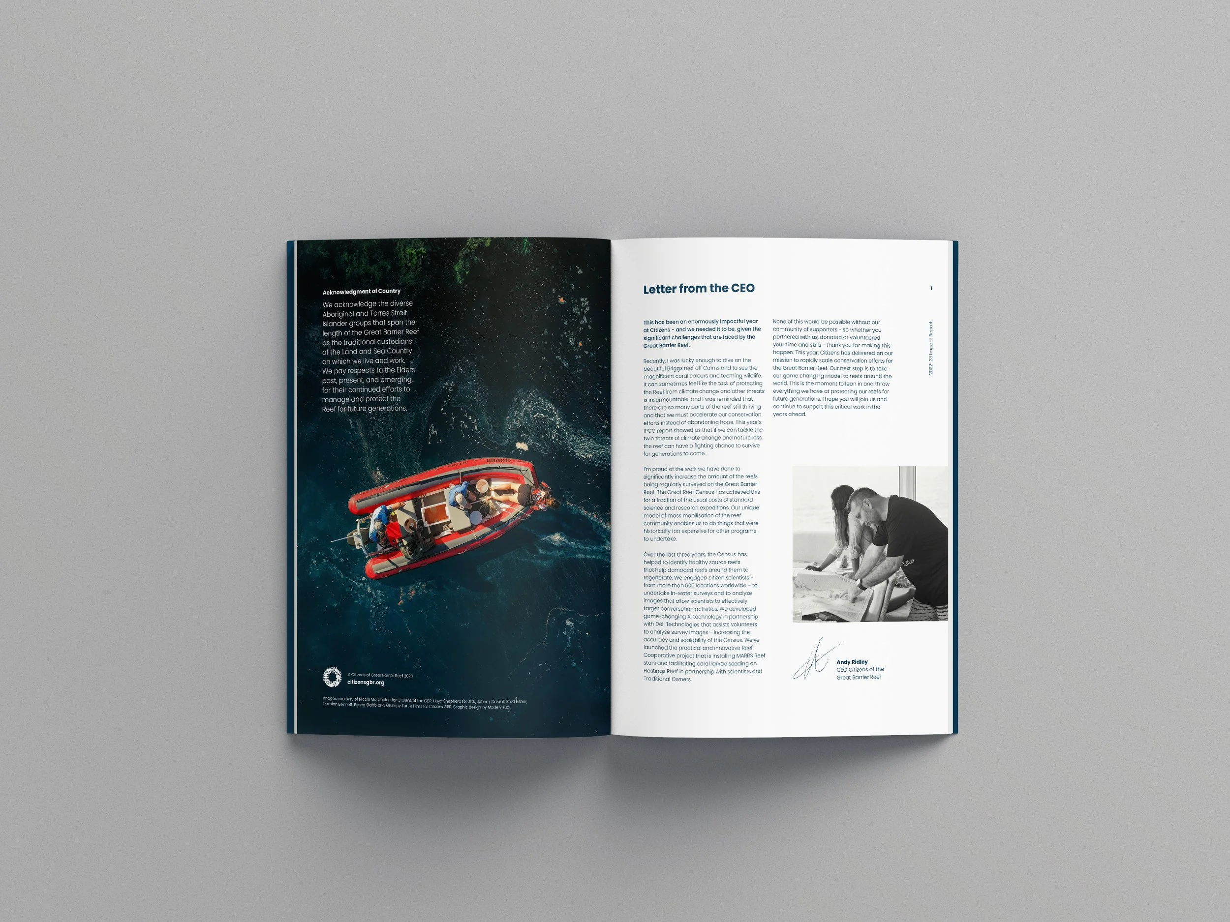 Citizens of the Great Barrier Reef Impact Report FY2022-23