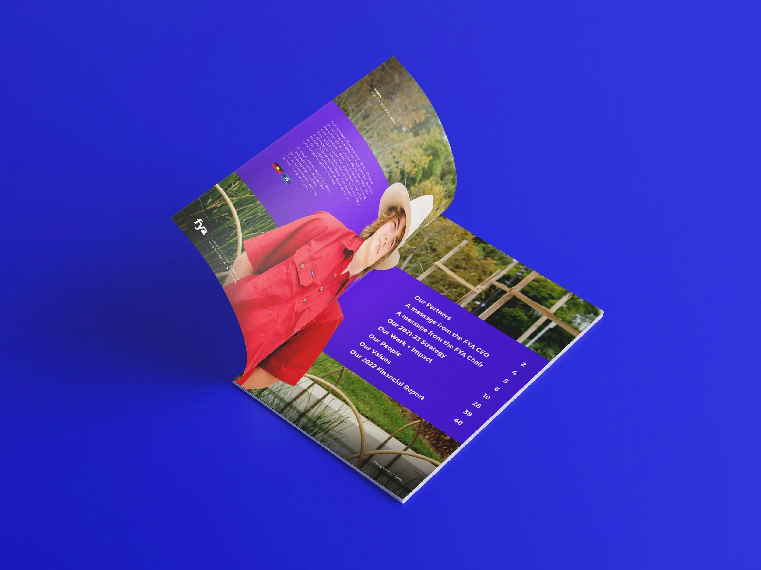 Foundation for Young Australians - Annual Report design