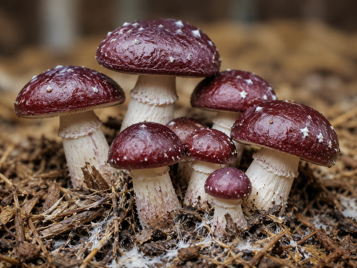 Wine Cap Mushrooms