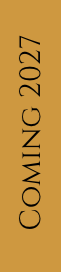 Gold colored ribbon with vertical black text reading 'COMGO 20027'.