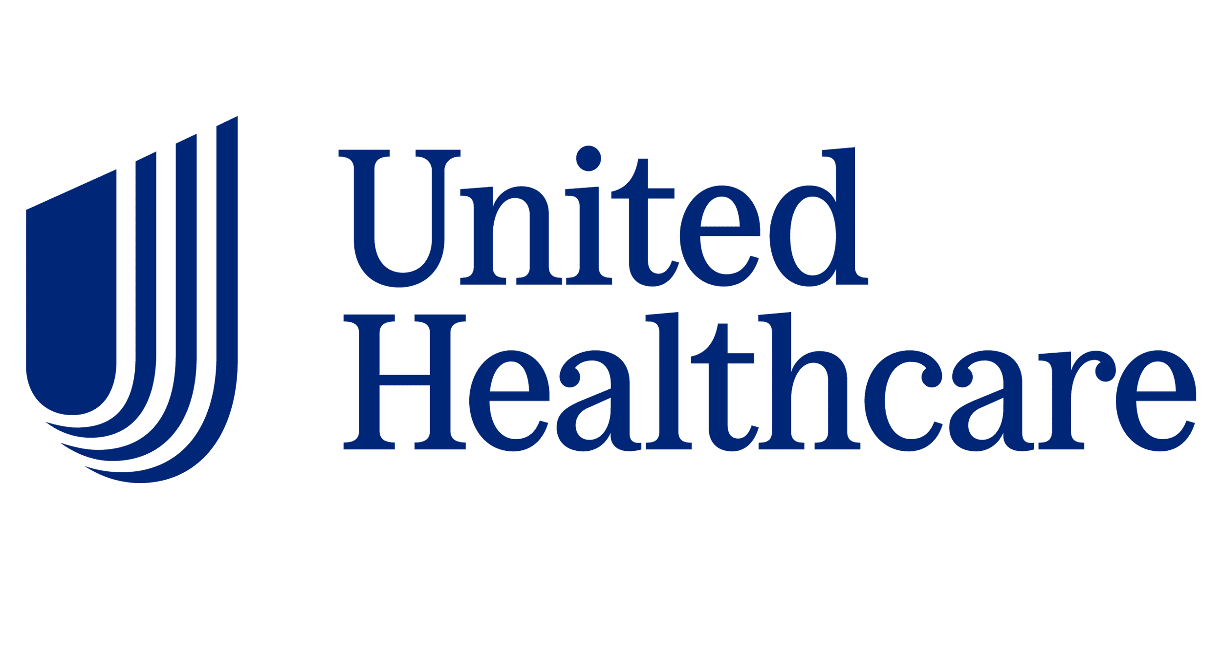 United Healthcare logo with a blue stylized U and the company name in blue text