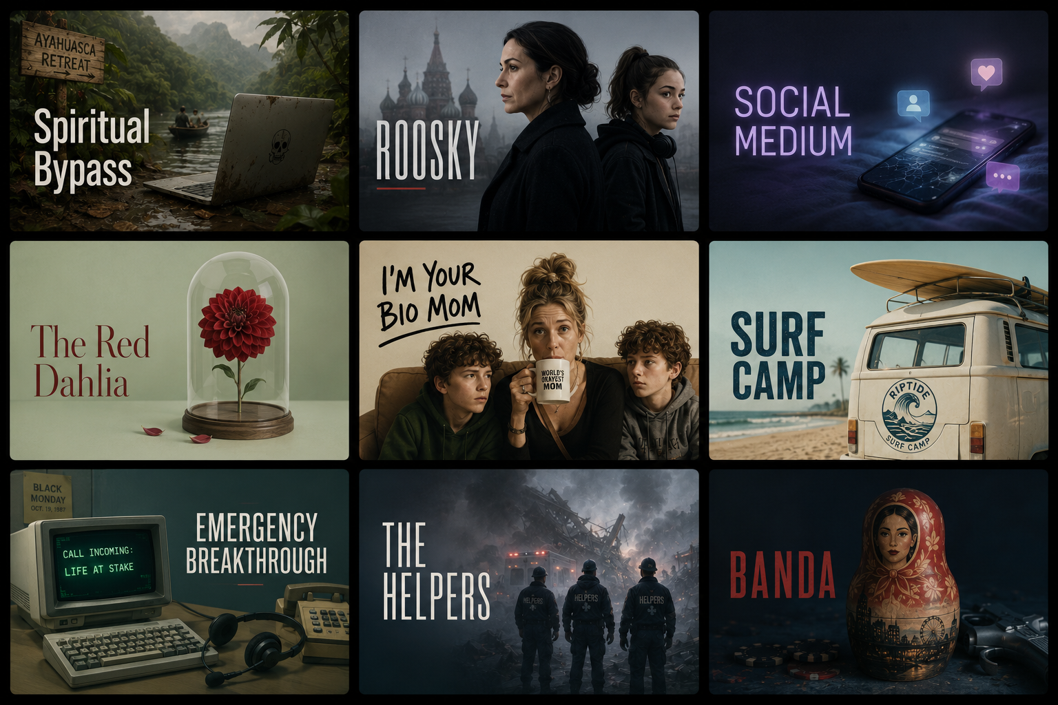 Elena Zaretsky various completed screenplays and pilots