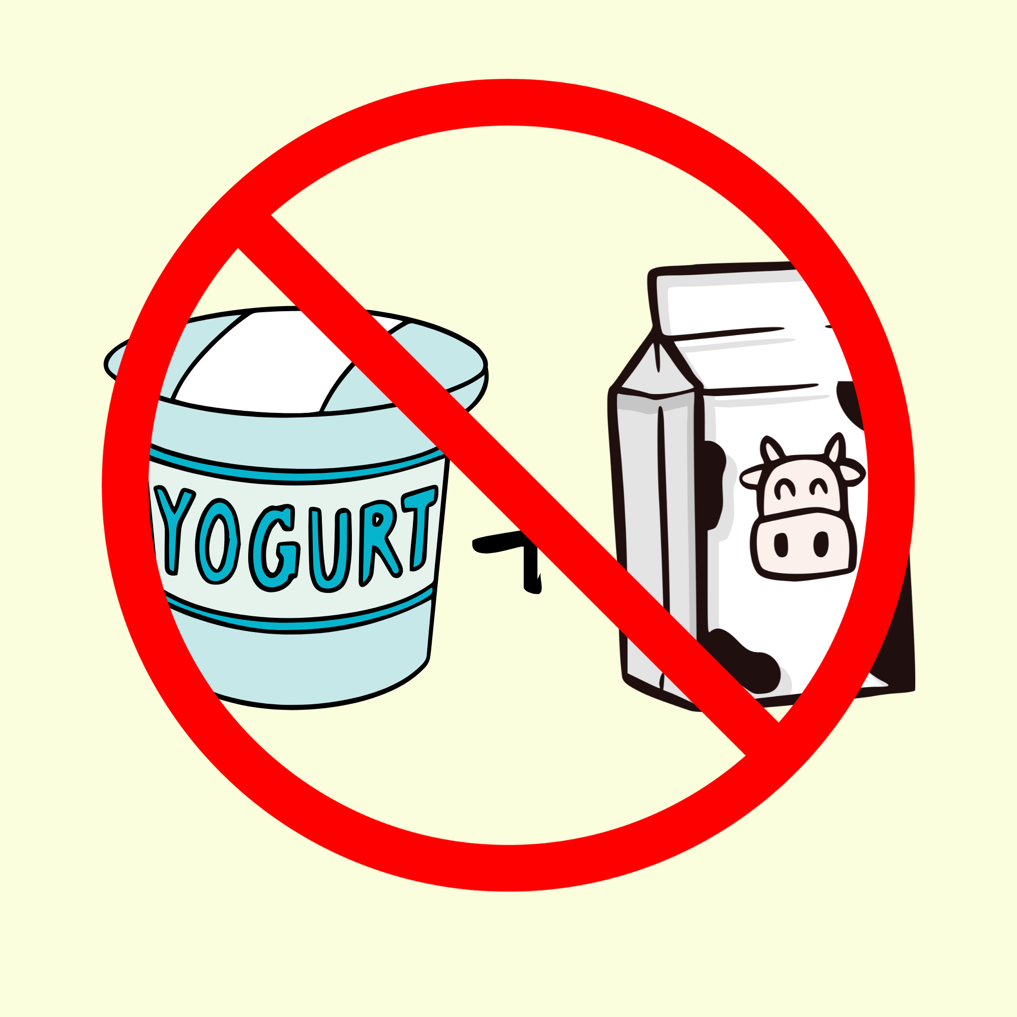      Does eating yogurt and milk together cause an upset stomach?