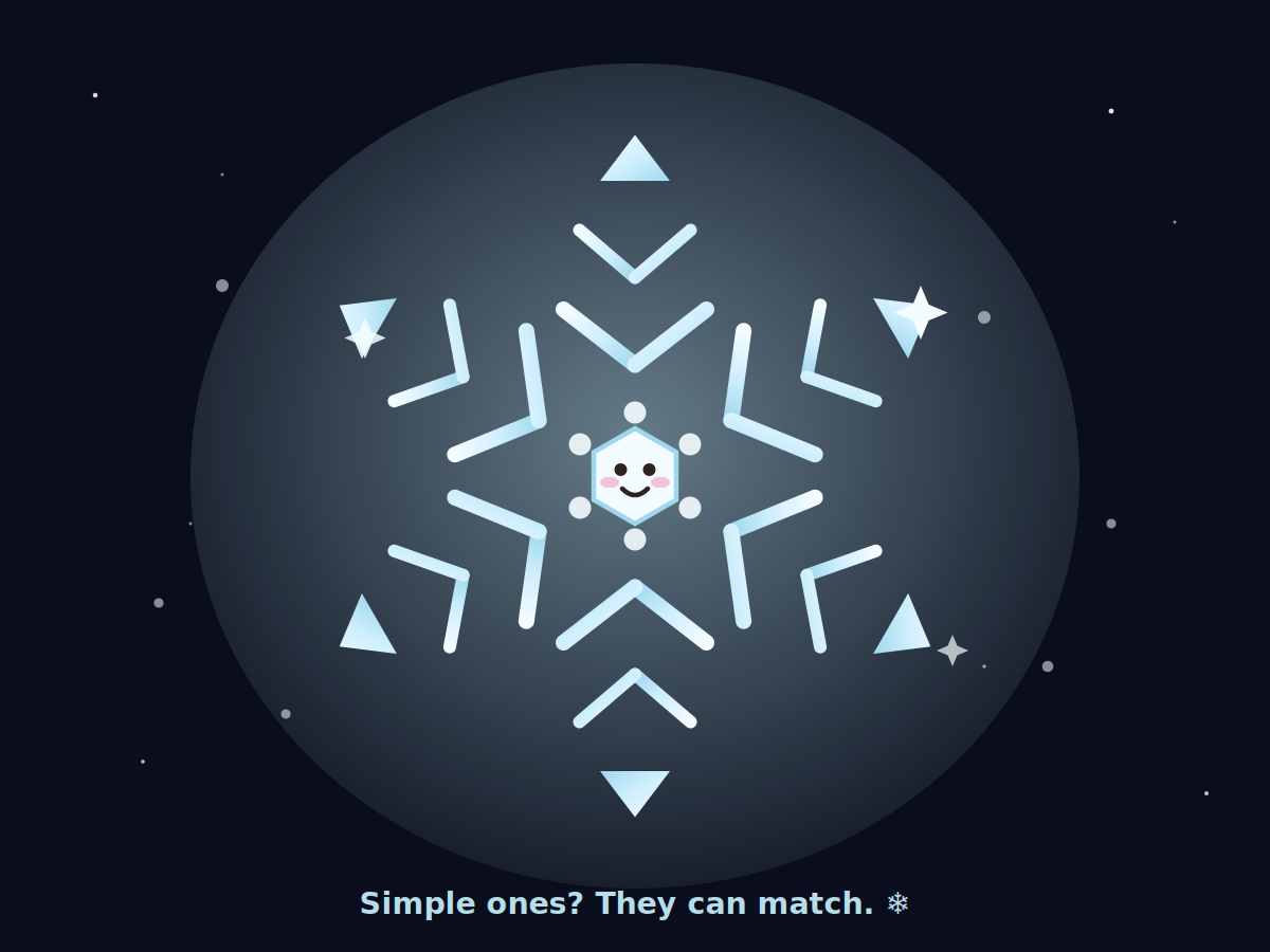 Are no two snowflakes ever alike?