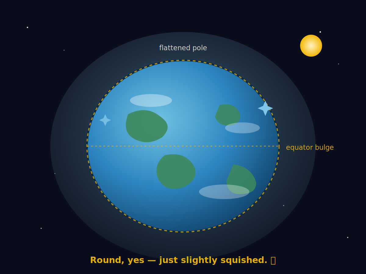 Is the Earth perfectly round?