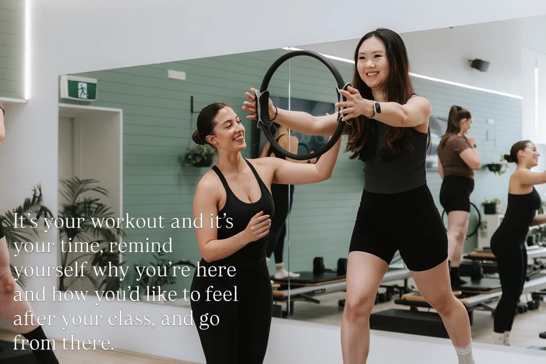 We asked our team for their favourite bit of advice to anyone starting #Pilates! ✨

&ldquo;It&rsquo;s your workout and it&rsquo;s your time, remind yourself why you&rsquo;re here and how you&rsquo;d like to feel after your class, and go from there. 
