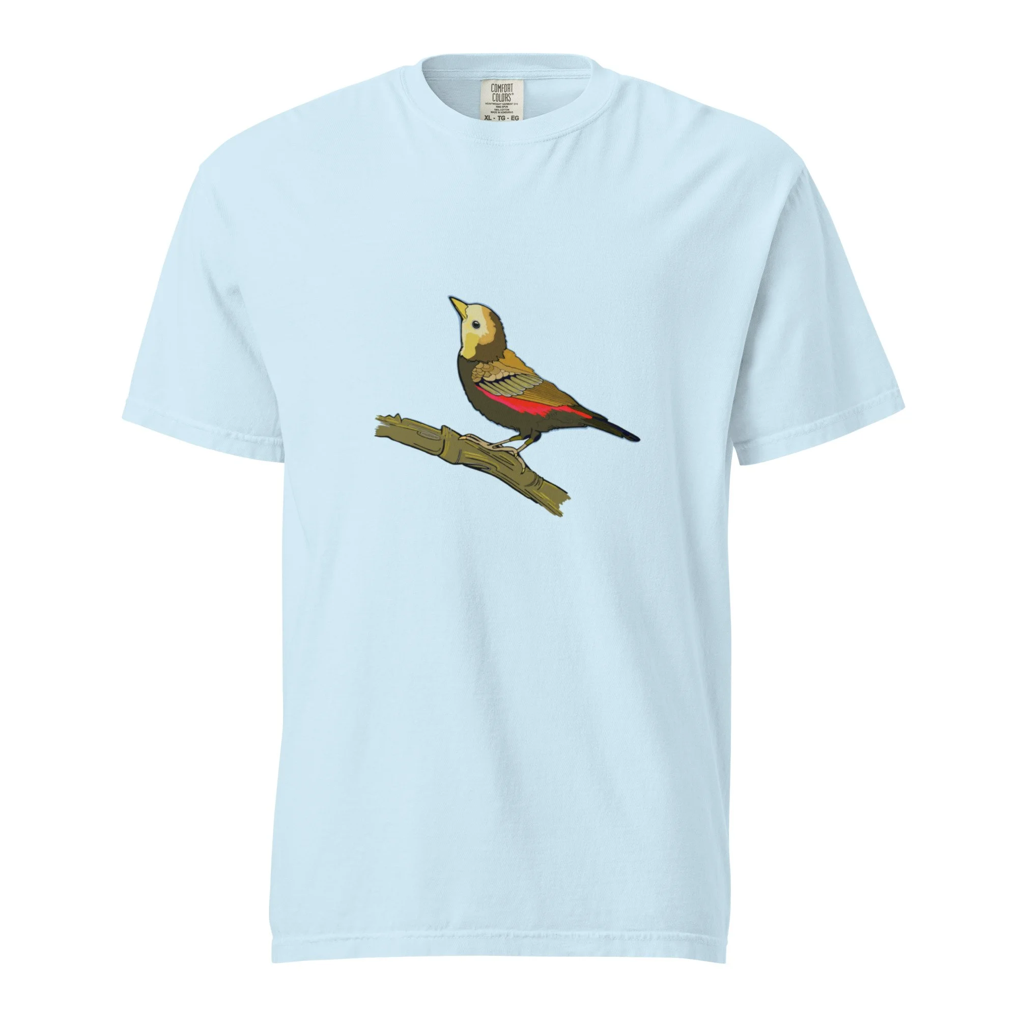 Pretty bird adult unisex garment-dyed heavyweight tee
