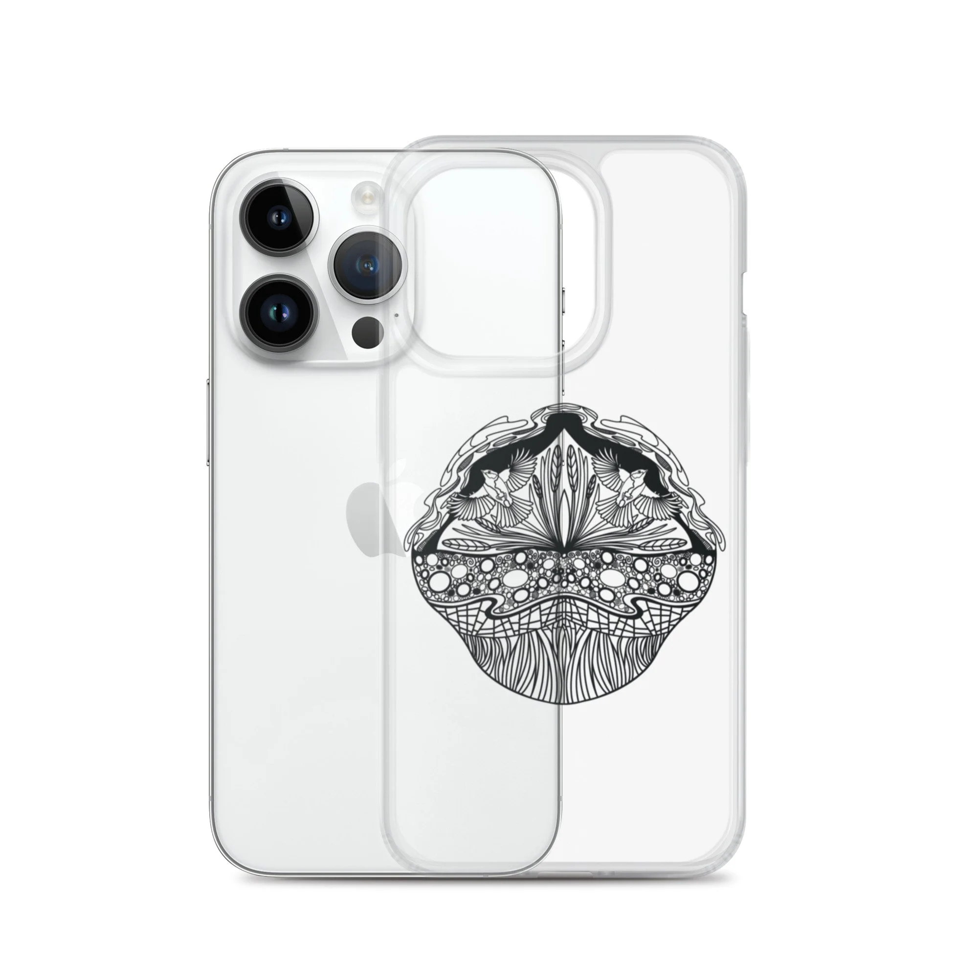 Back mirror image clear case for iPhone®