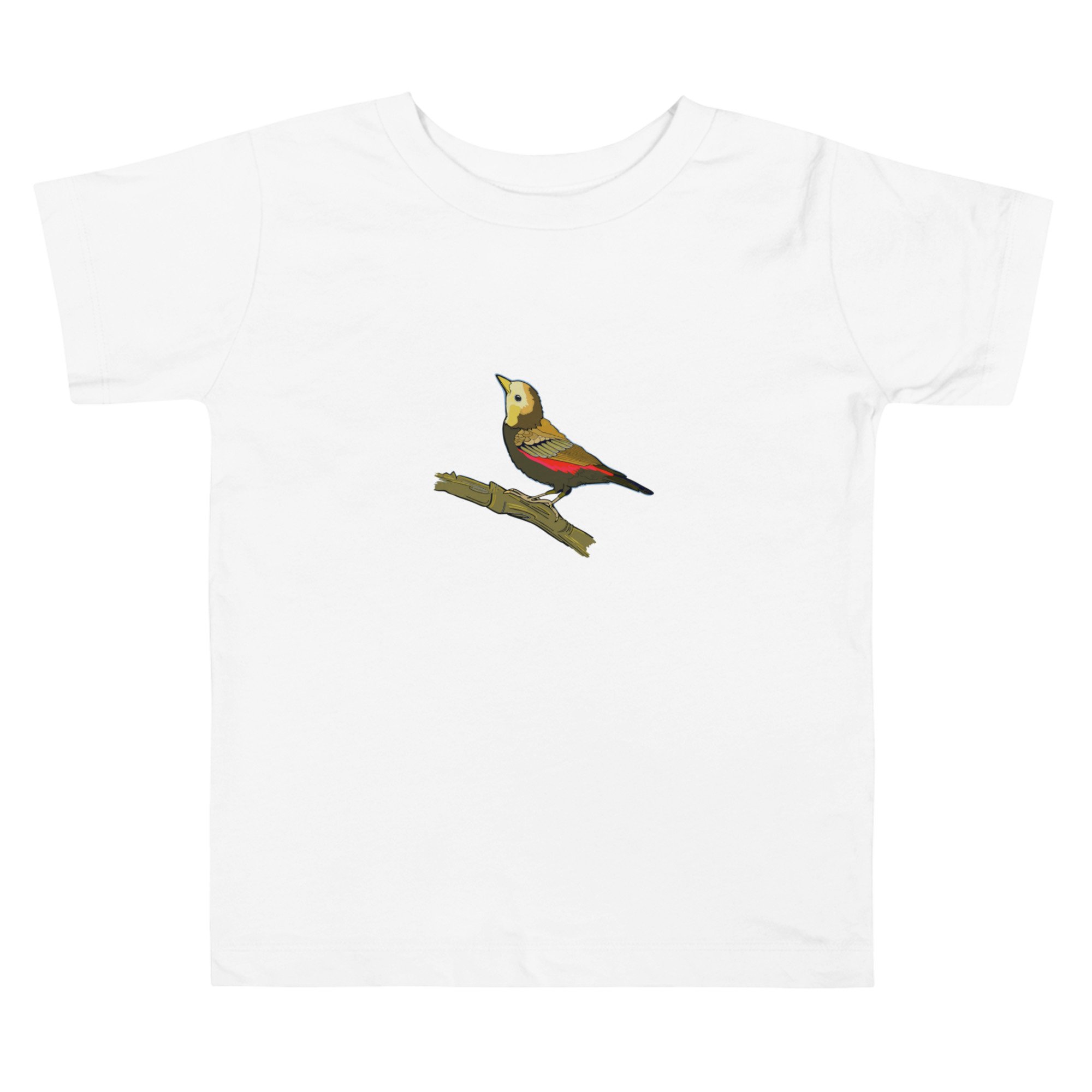 Pretty bird toddler short sleeve tee