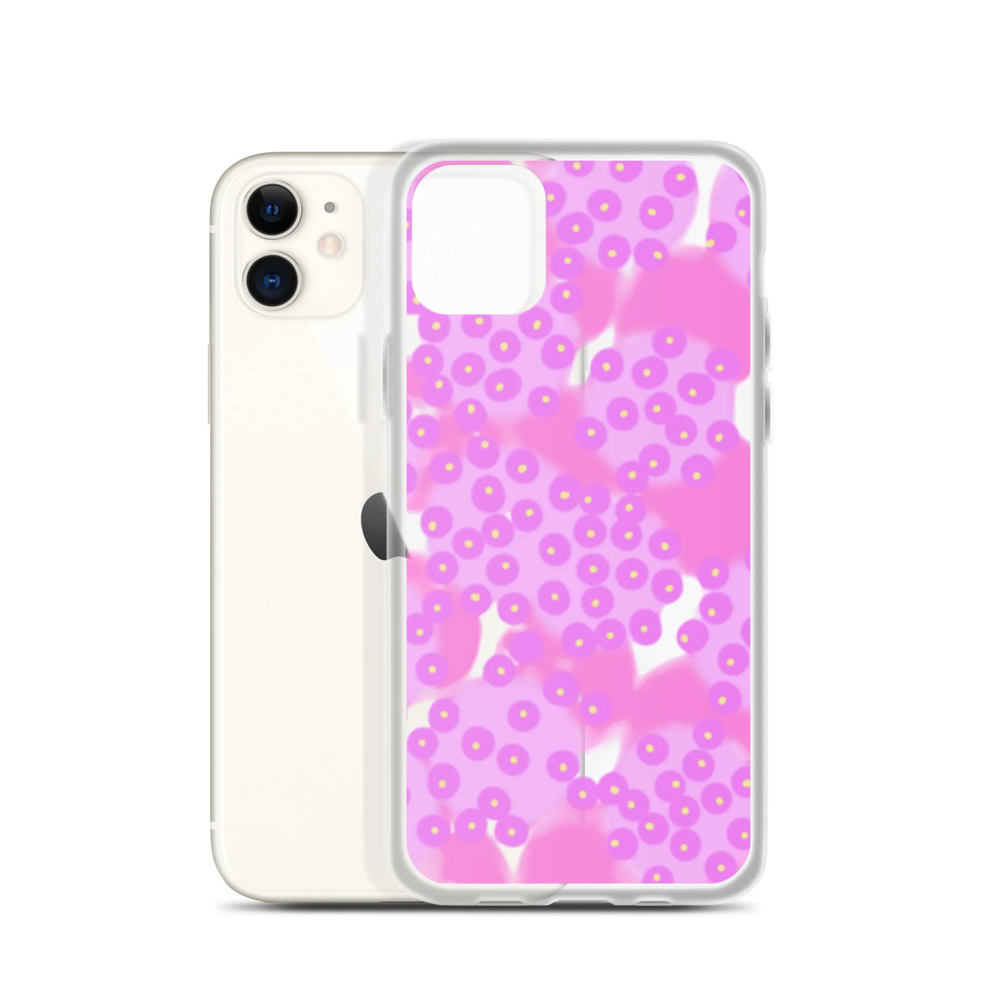 Pink mix clear case for iPhone®