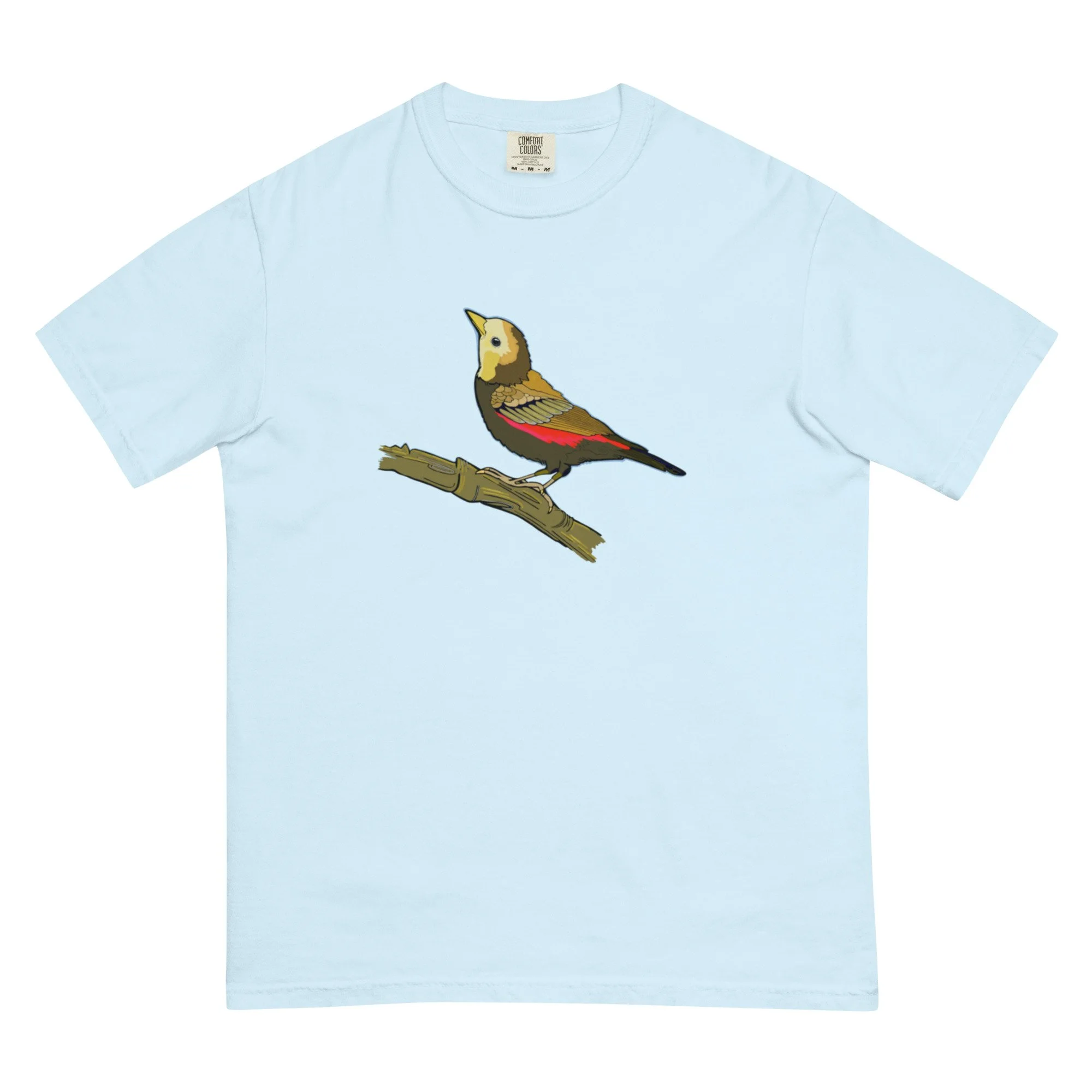 Pretty bird adult unisex garment-dyed heavyweight tee