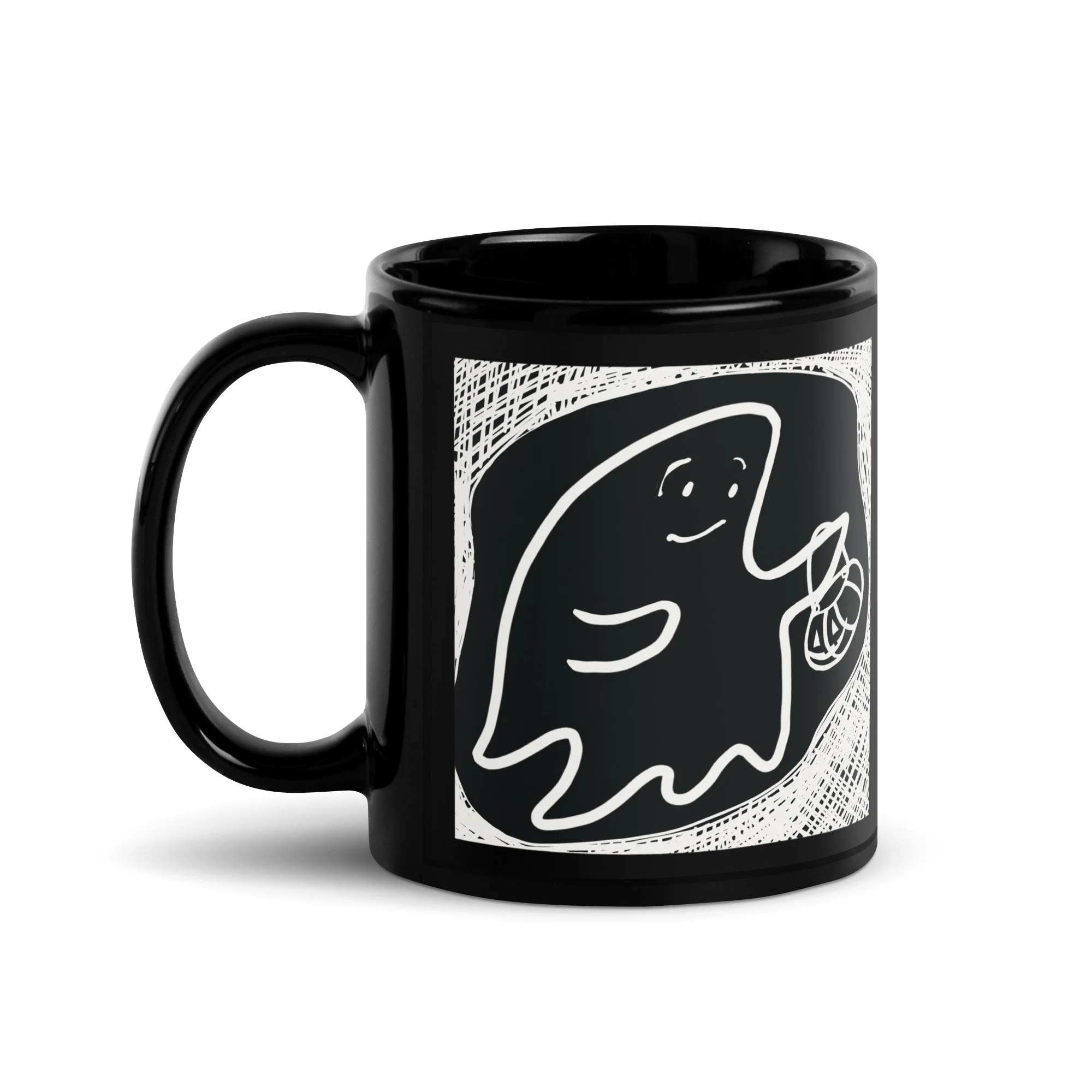 Happy ghost mug
