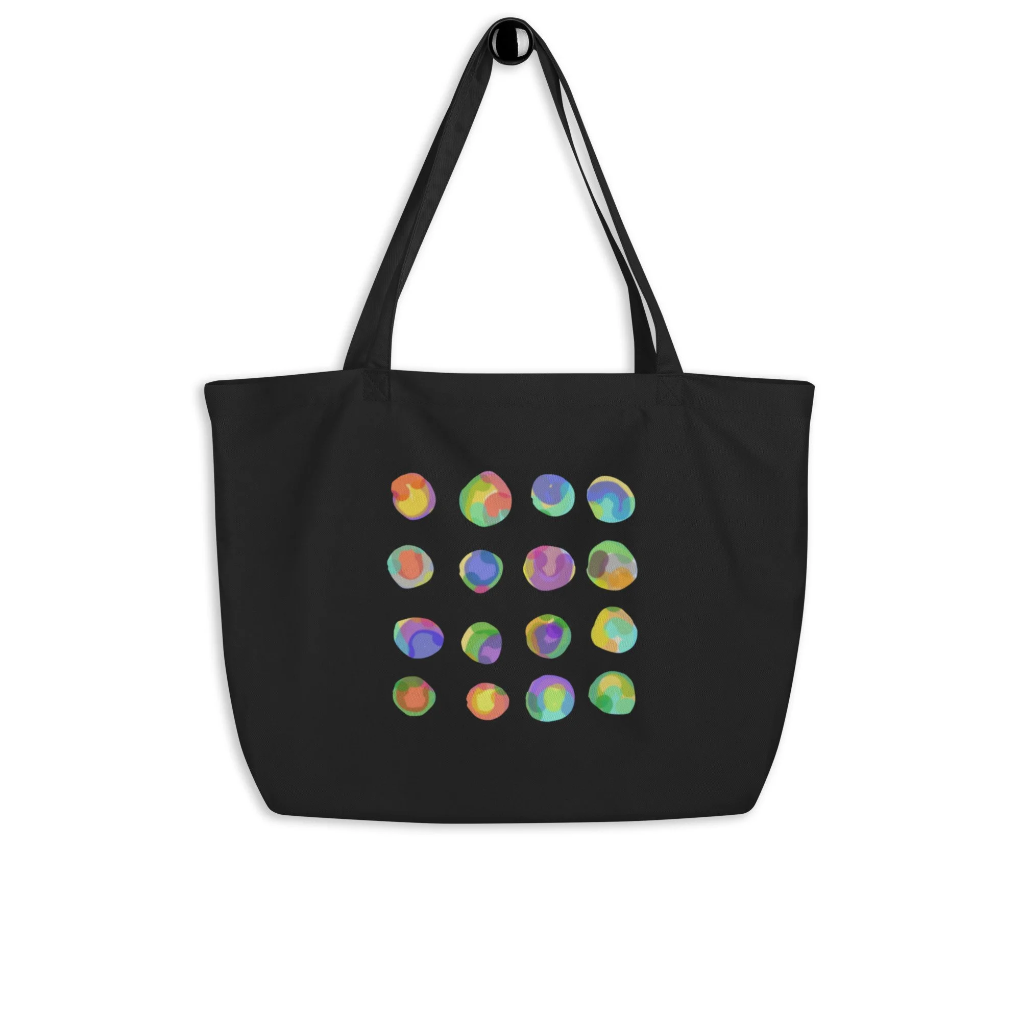 Marbles large organic tote bag