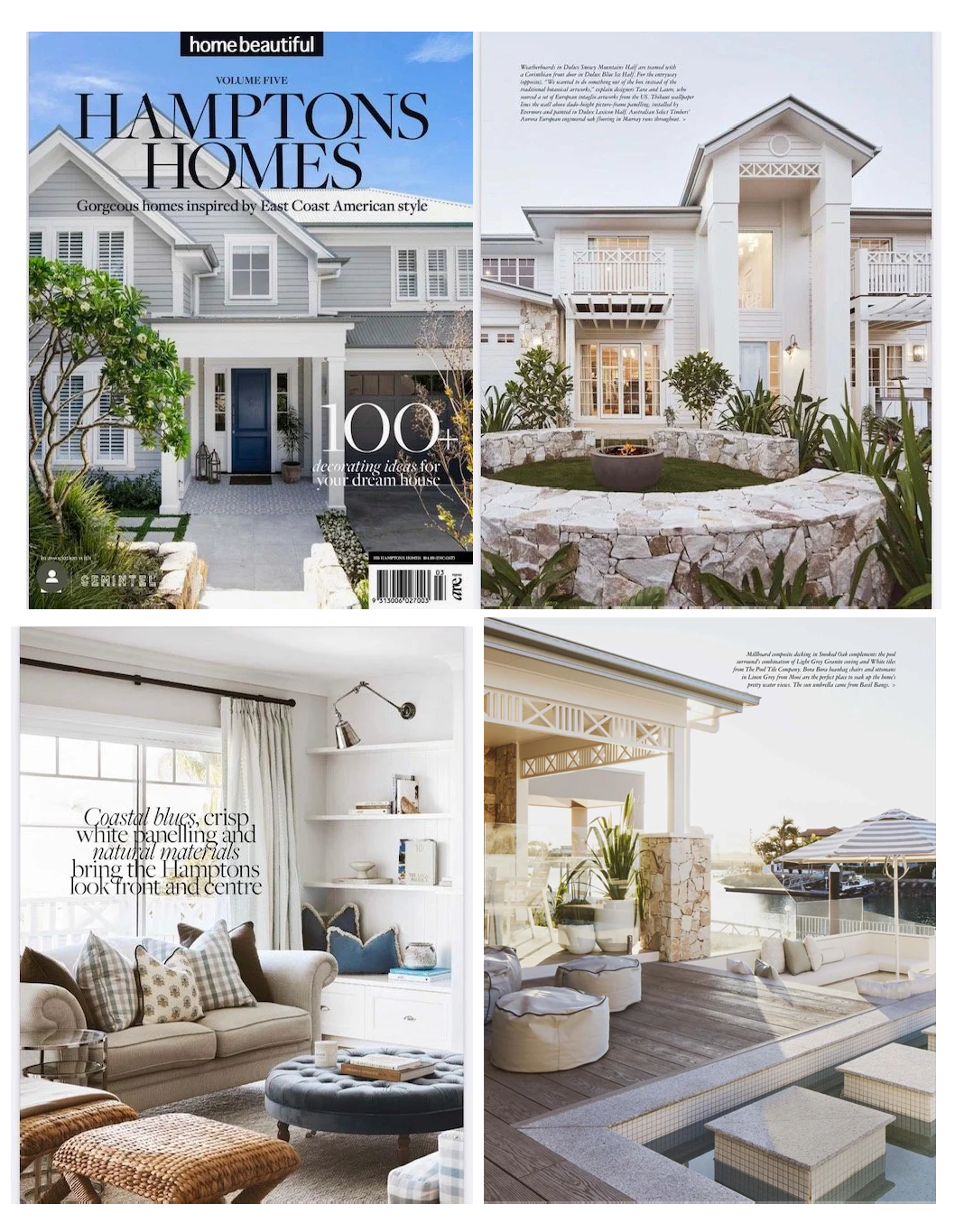Residence Studio's magazine feature inside Hampton Homes magazine.
