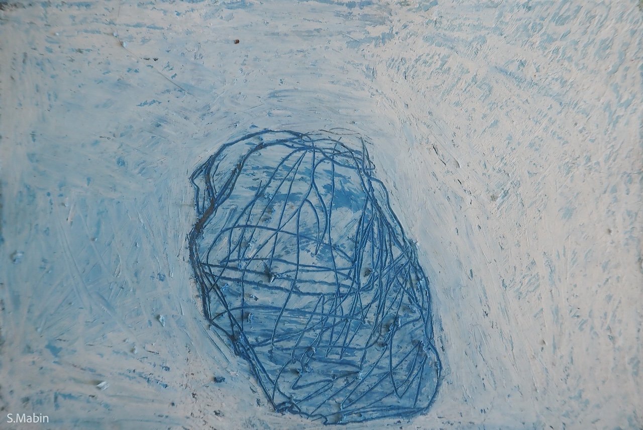 #5. Little Blue.  2026. 85mm h x 130mm w