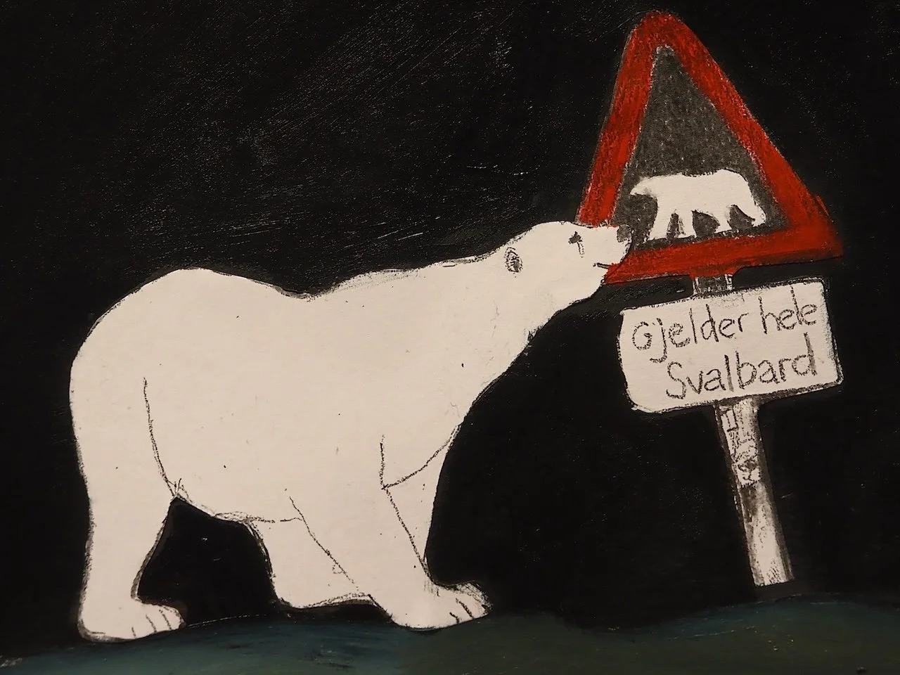 Detail from Polar Bears for Tourists