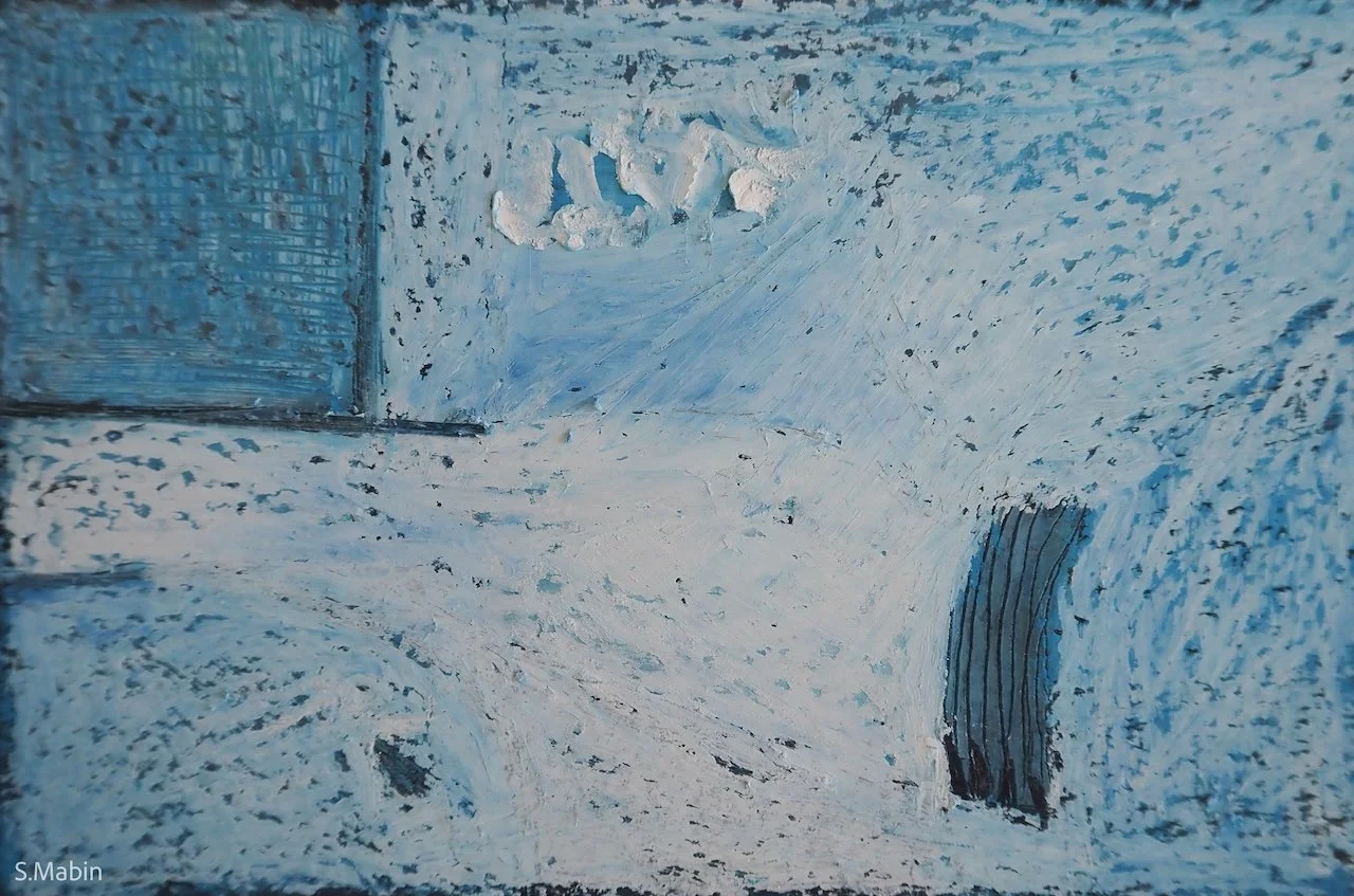 #3. Little Blue.  2026. 85mm h x 130mm w