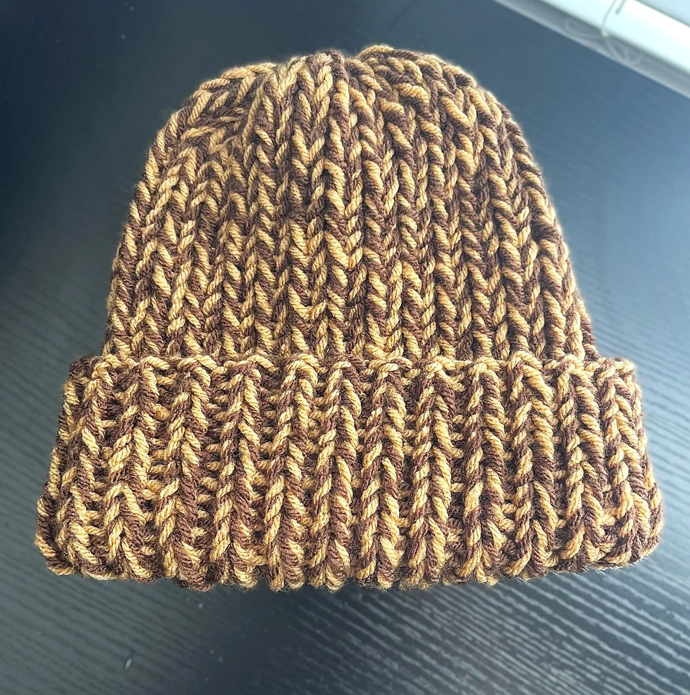 Brown Knit Beanie.JPEG