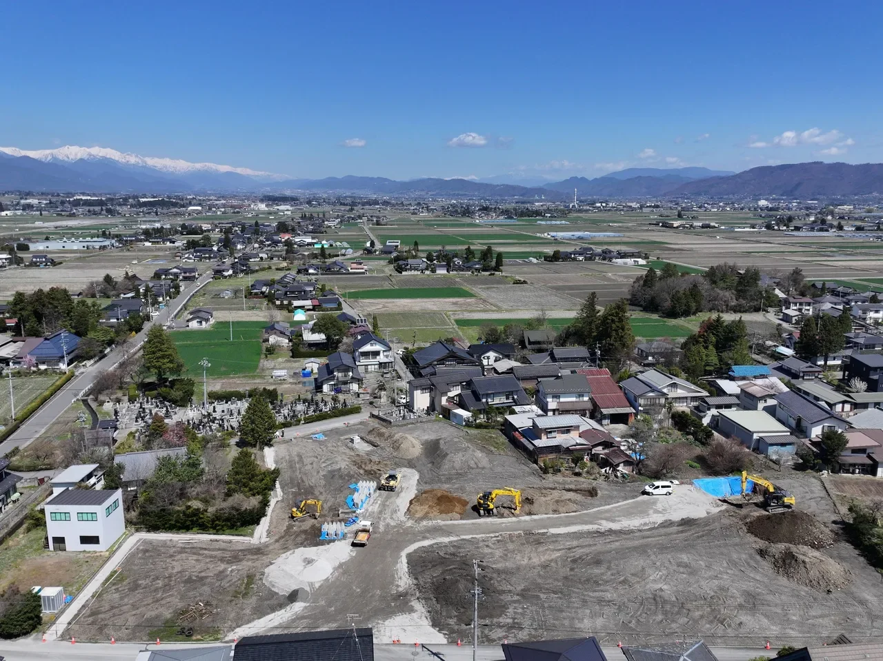 安曇野市/株式会社一信建設/造成工事