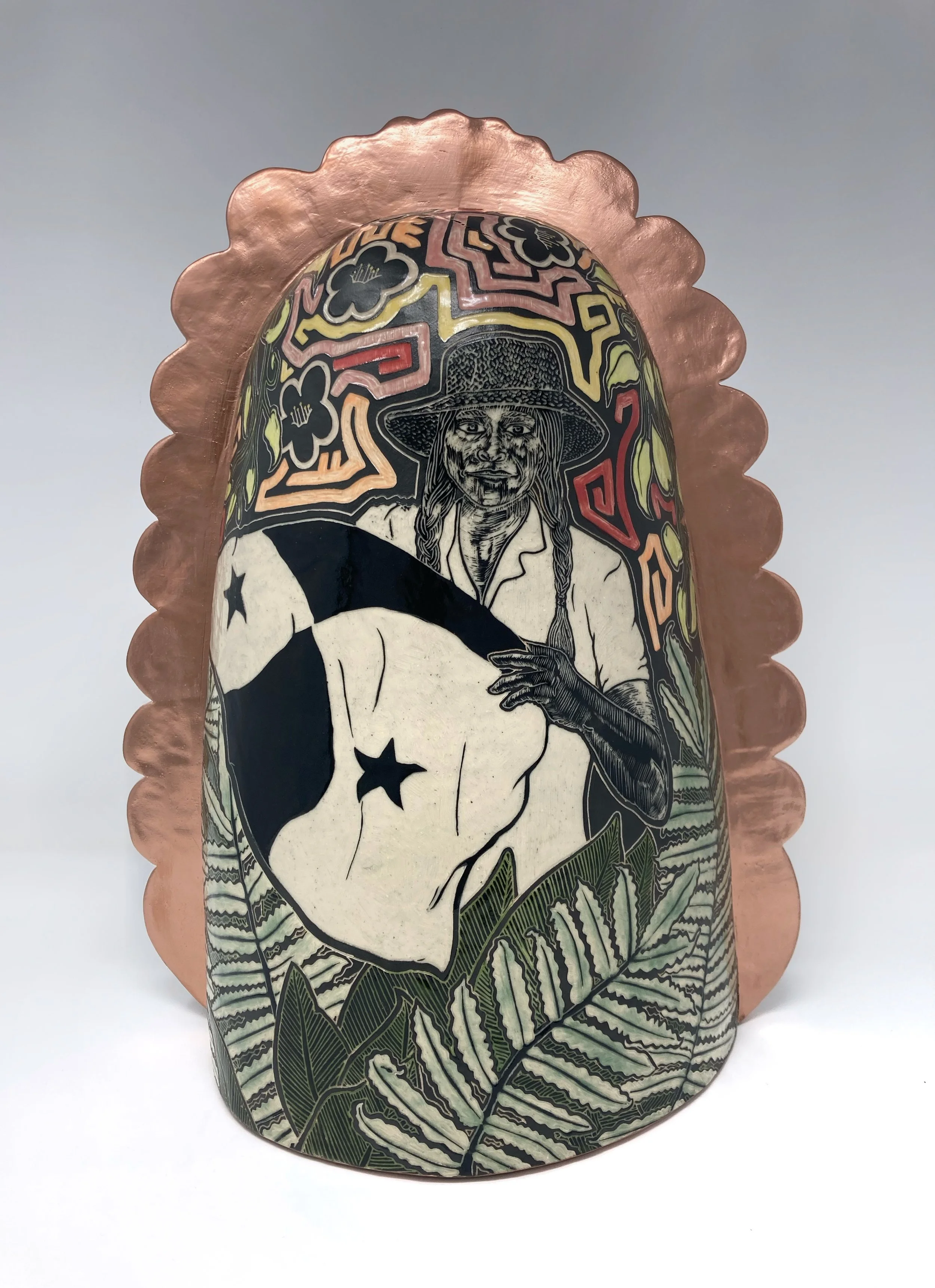 Panama Sin Mineria,
17” x 12.5” x 10.5” -
2025