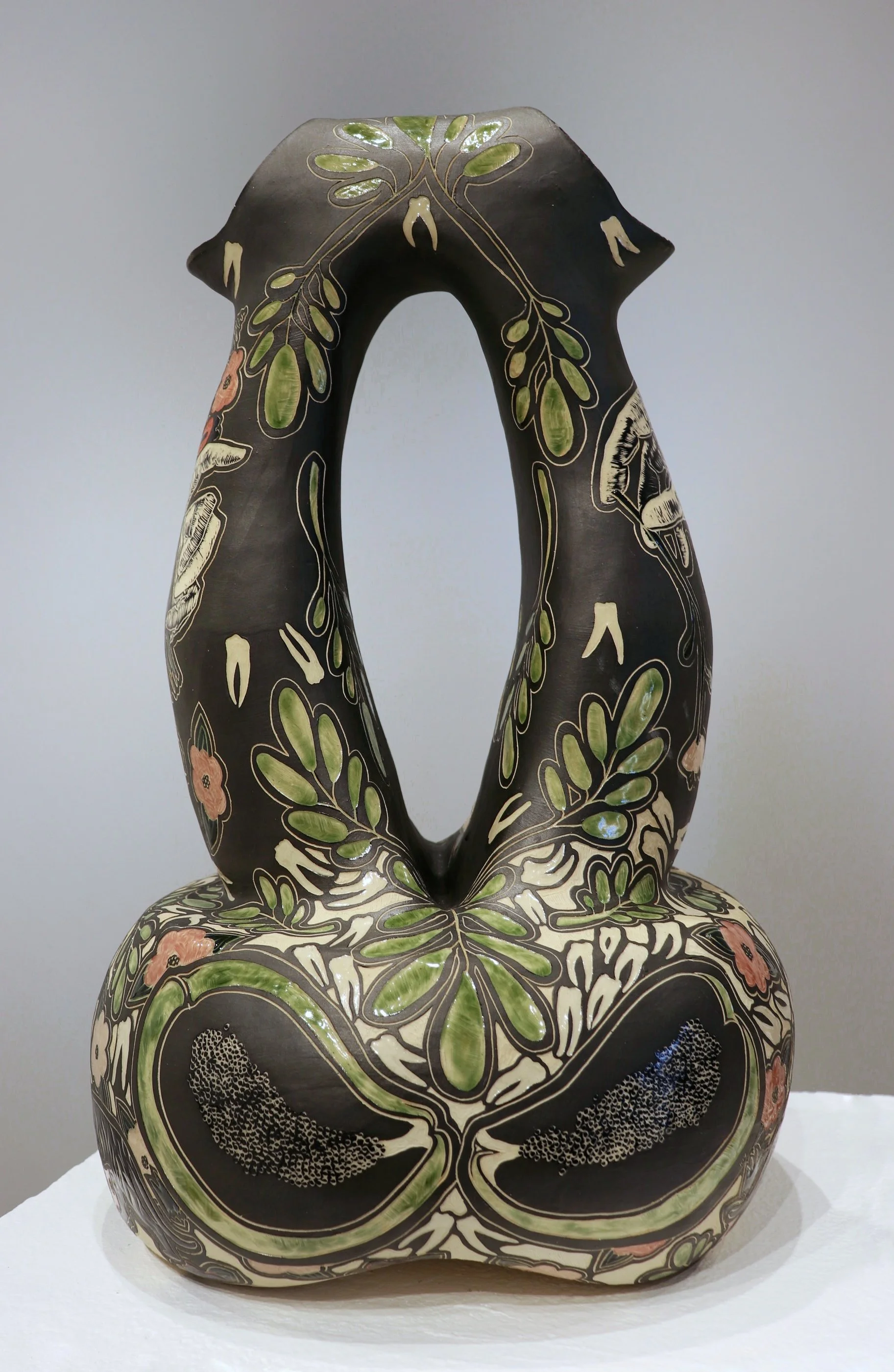 Double Neck Pitcher,
21"x11"x10" -
2023