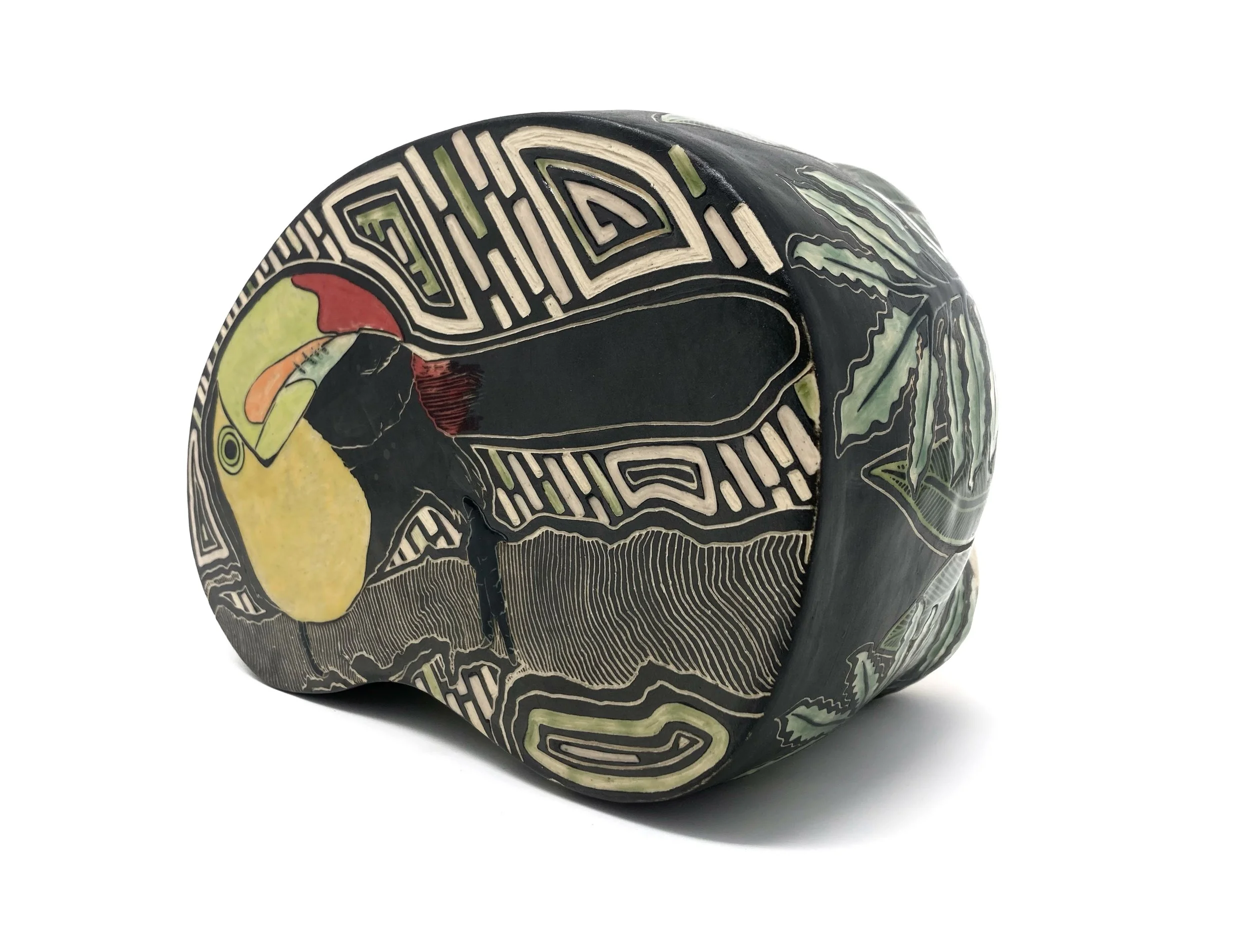 Toucan Terrain,
6.25” x 11” x 7” -
2025