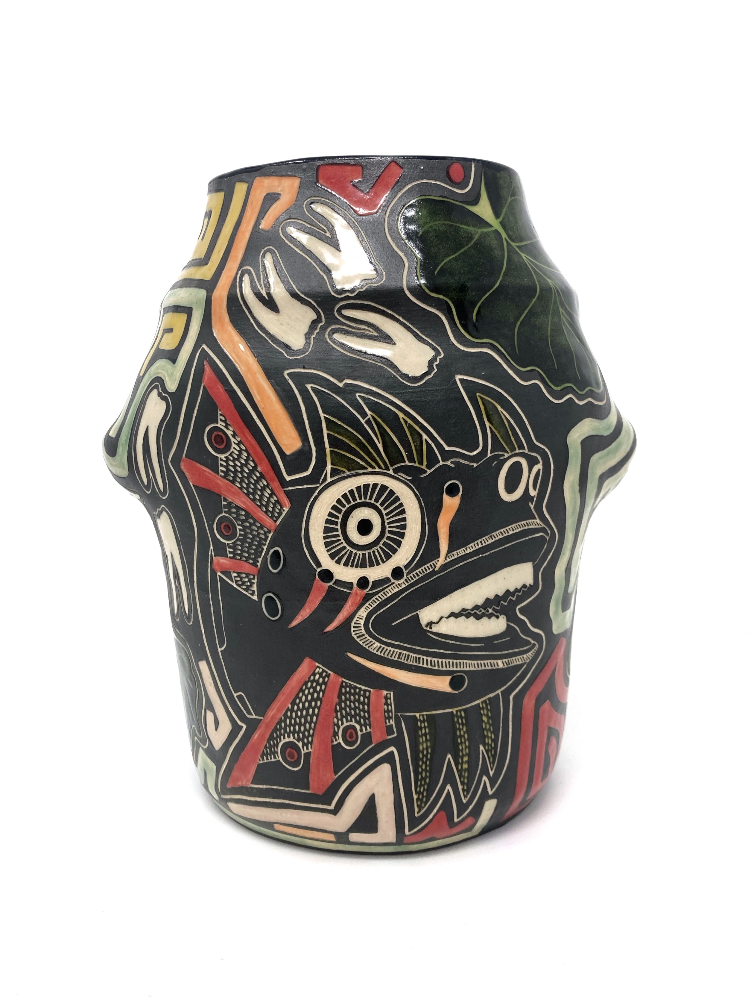 Diablico Vase III,
11” x 5.5” x 4” -
2024