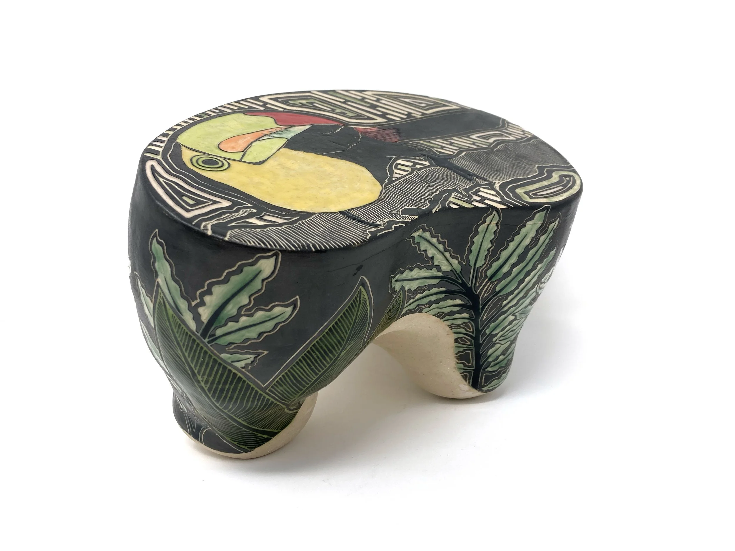Toucan Terrain,
6.25” x 11” x 7” -
2025
