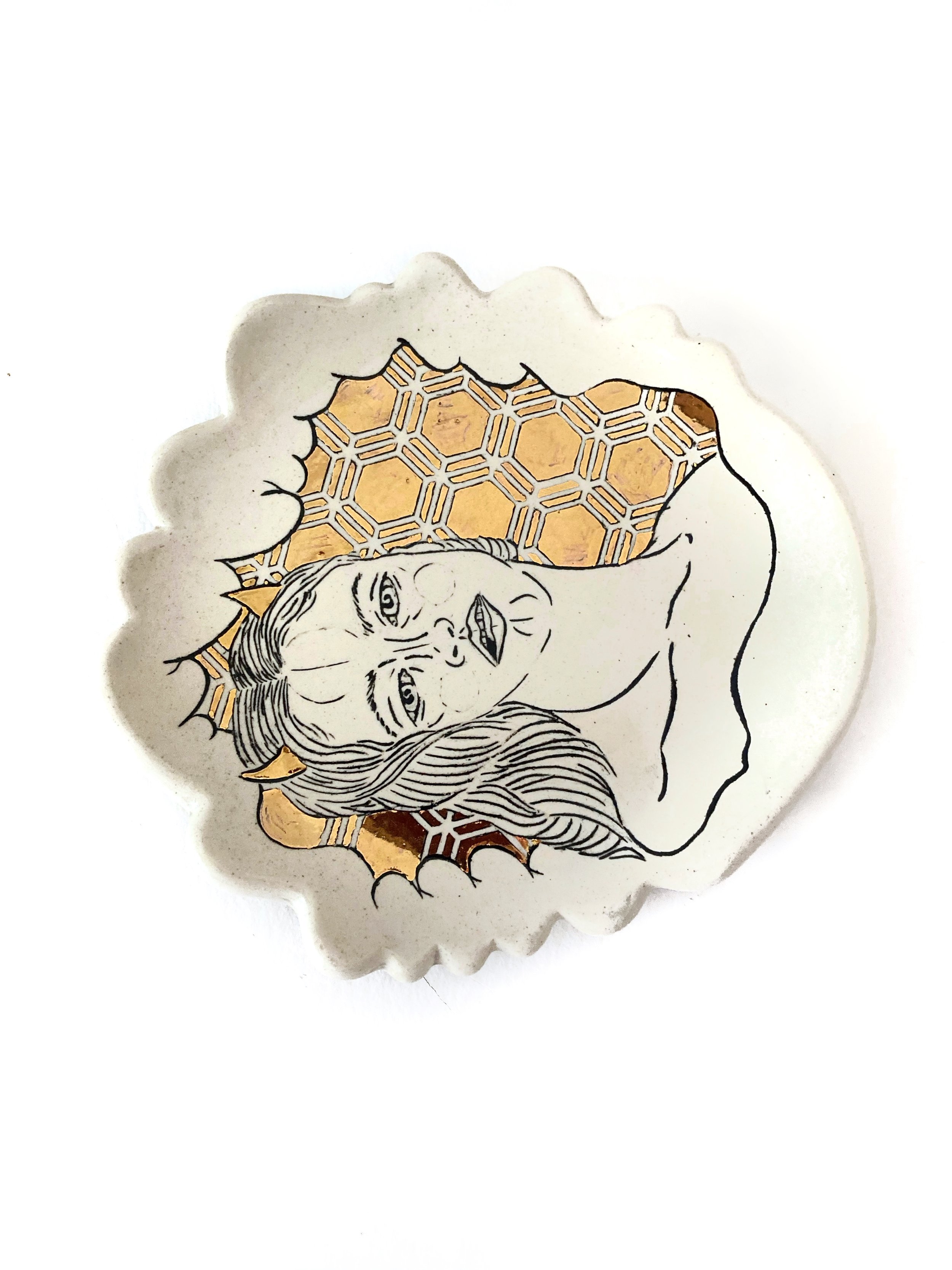 Demon Plate
6.25" x 7" x 1"
2020