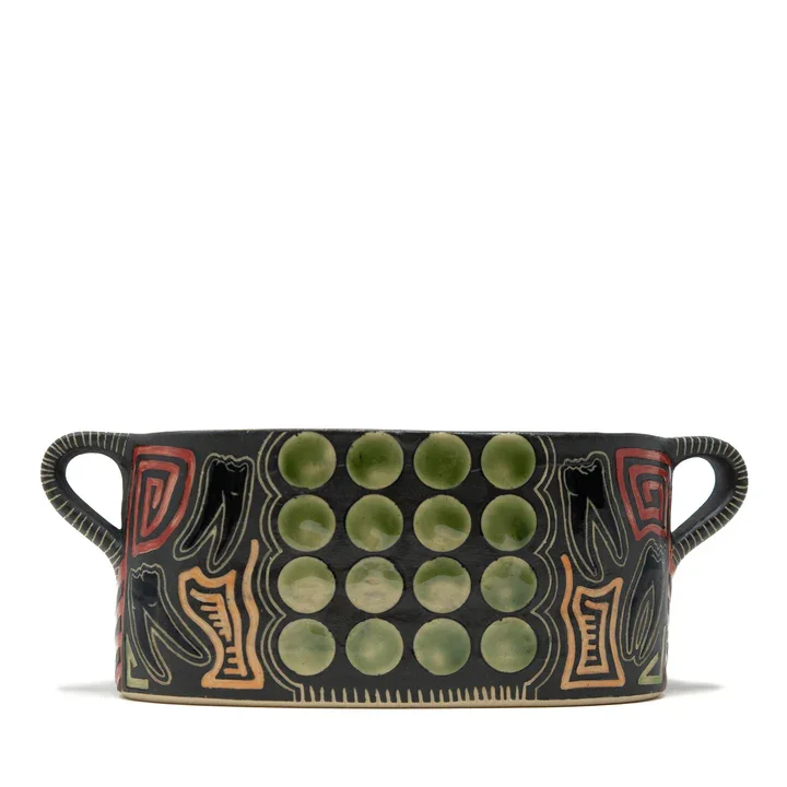 Green Dots Vase, 2024