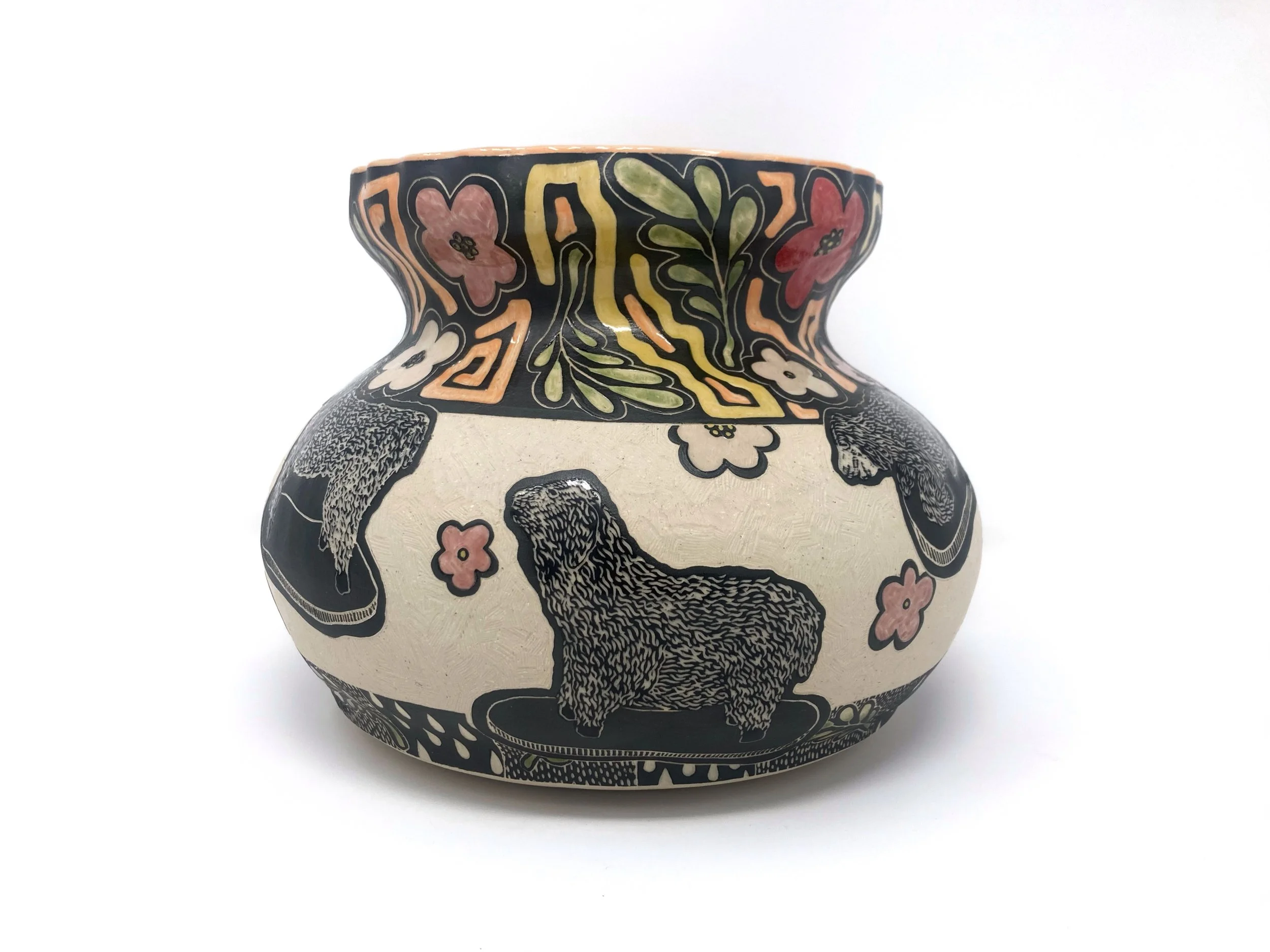 Atalaya Vase,
7.25” x 9.5” x 9.5” -
2024