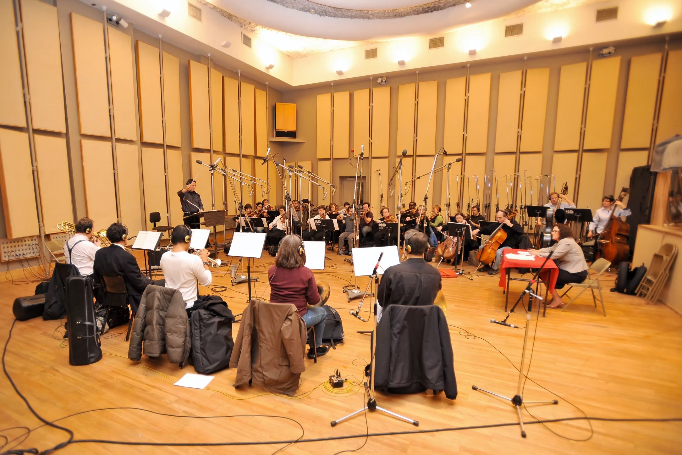 David Dachinger Conducts the RRHOT All Star Orchestra, Fore Fathers Session, Clinton Recording Studios, NYC